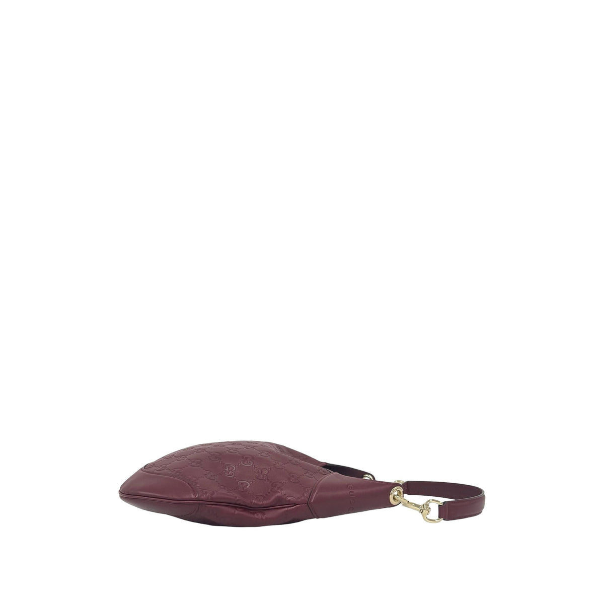 Gucci Medium Guccissima B Hobo — Red