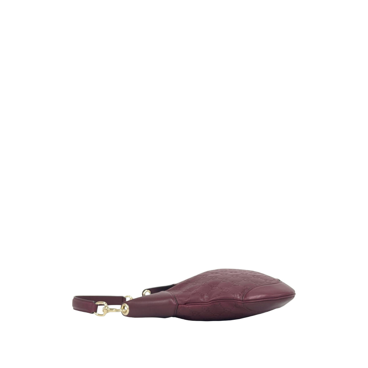Gucci Medium Guccissima B Hobo — Red