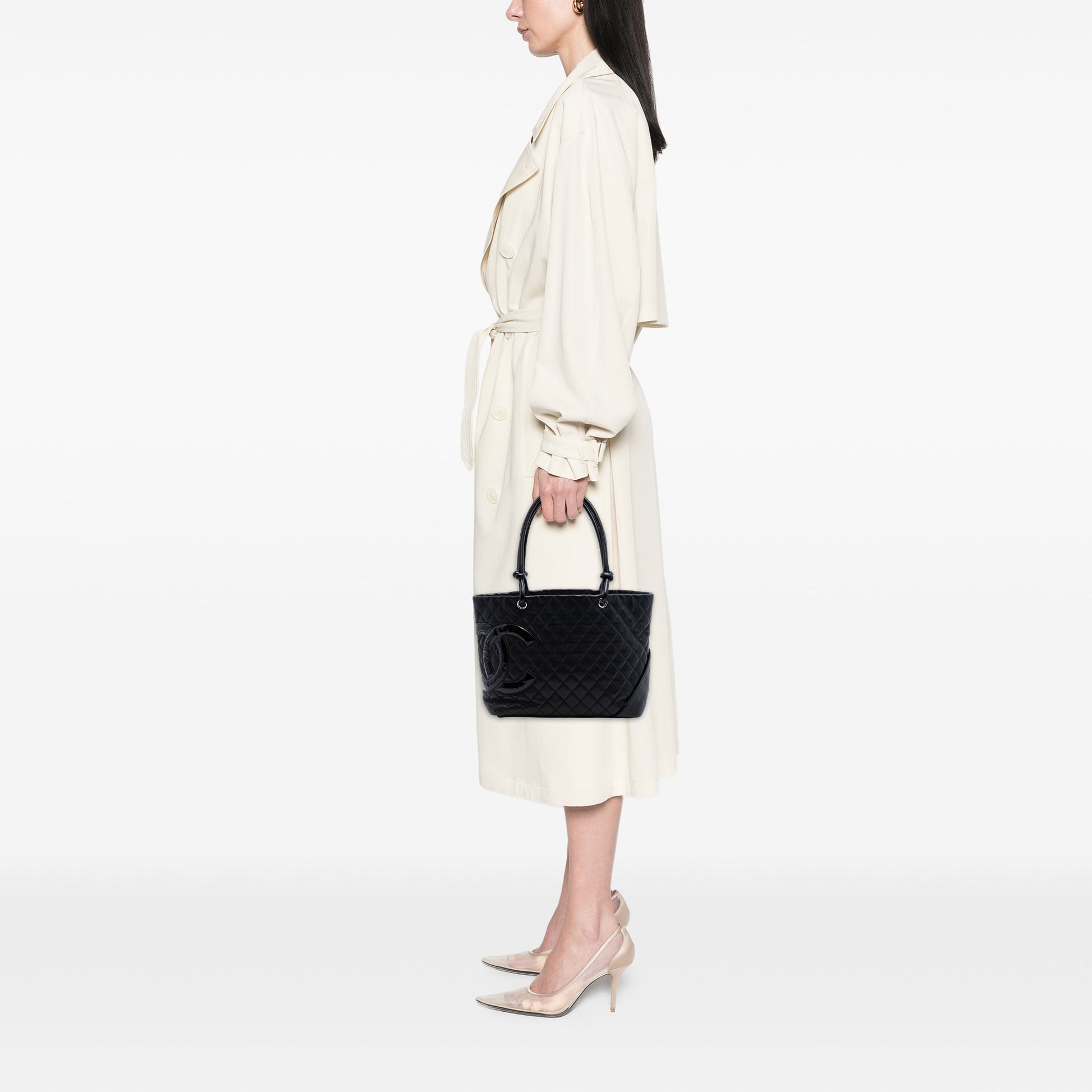 Chanel Large Lambskin Cambon Ligne Tote