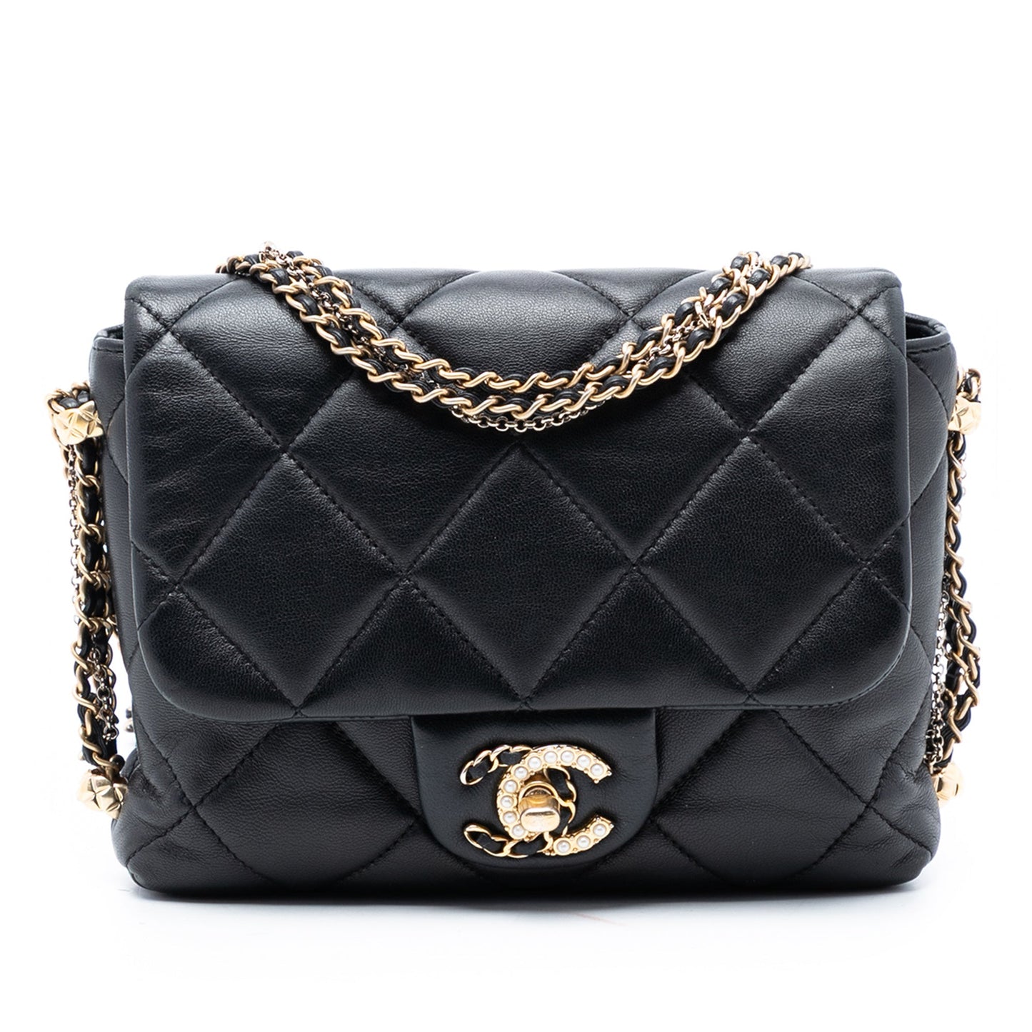 Chanel Mini Quilted Lambskin Crush on Chains Flap