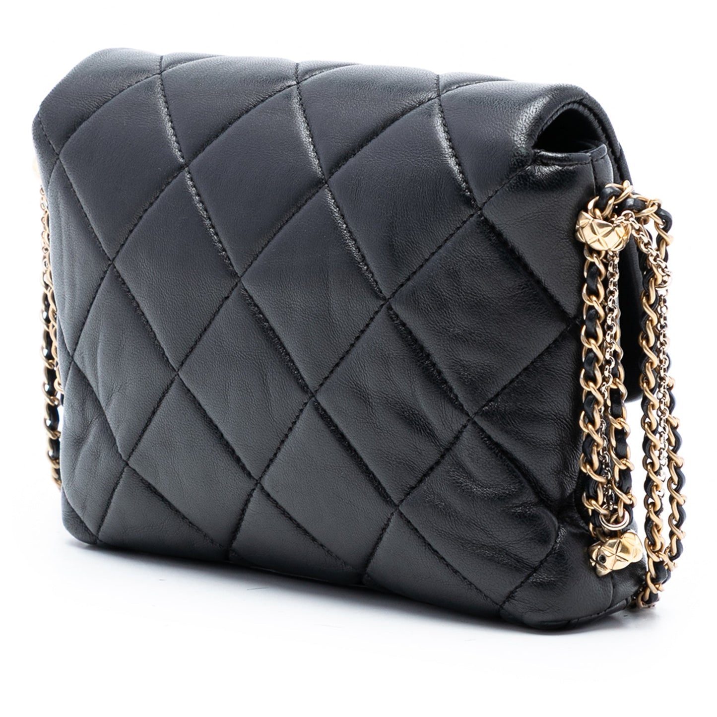 Chanel Mini Quilted Lambskin Crush on Chains Flap
