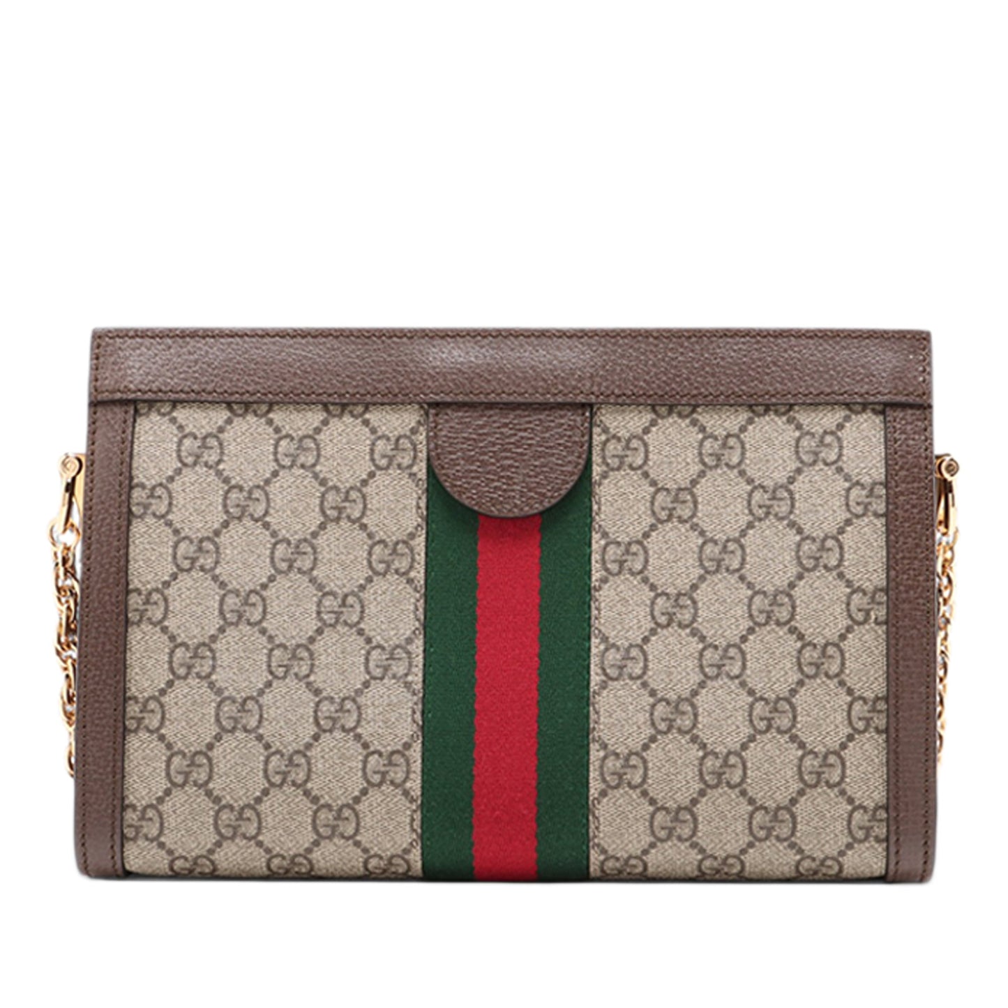 Gucci Small GG Supreme Web Ophidia Chain Crossbody
