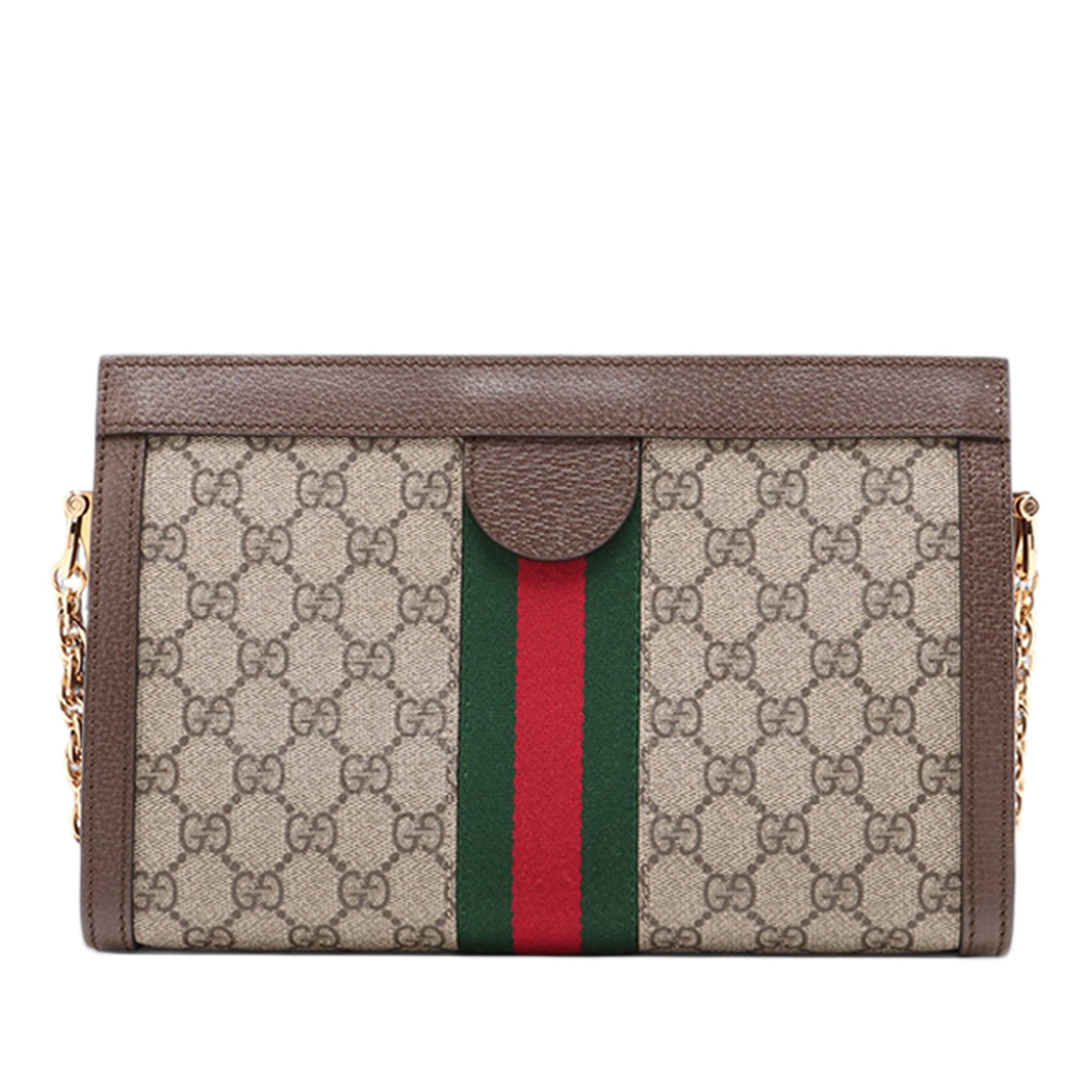 Gucci Small GG Supreme Web Ophidia Chain Crossbody