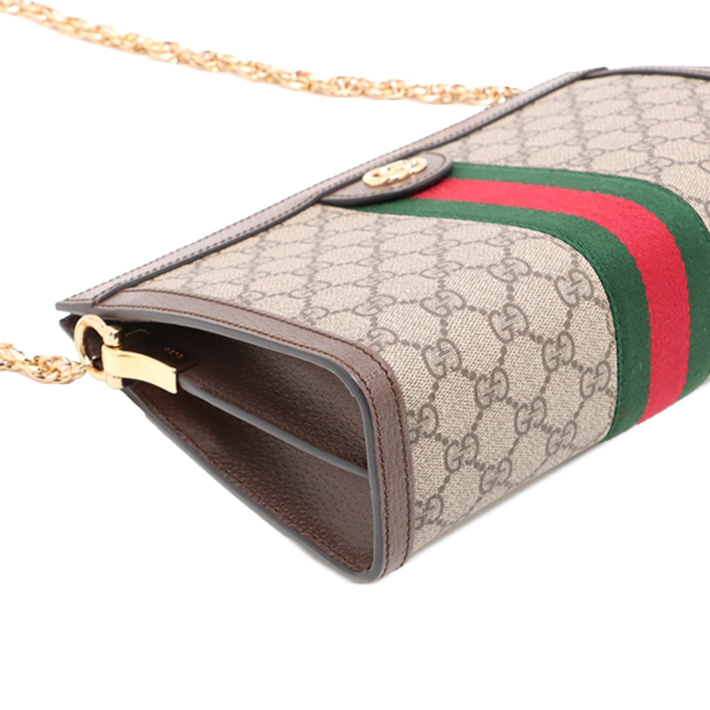 Gucci Small GG Supreme Web Ophidia Chain Crossbody
