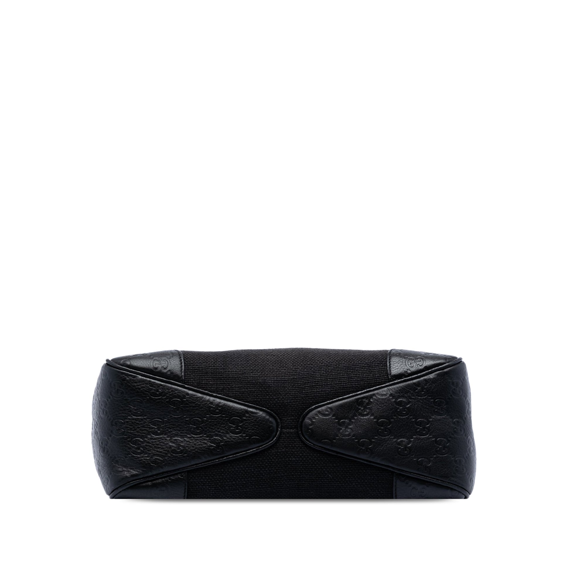 Gucci Guccissima Trimmed Canvas Colbert Shoulder Bag