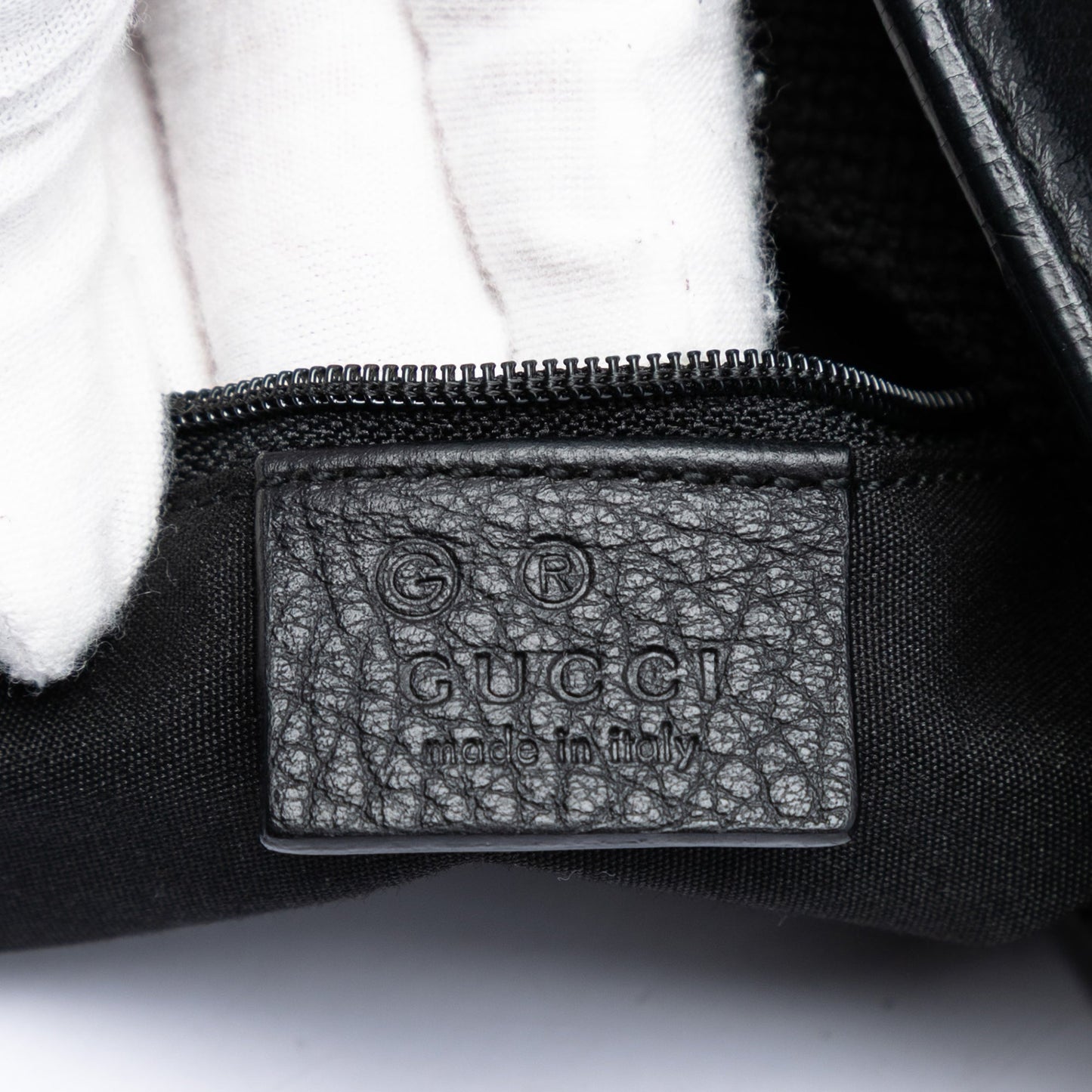 Gucci Guccissima Trimmed Canvas Colbert Shoulder Bag