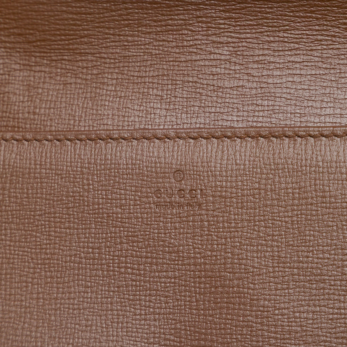 Gucci GG Supreme Horsebit 1955 Wallet On Chain — Beige