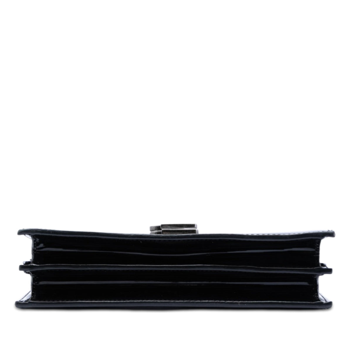Saint Laurent Patent Monogram Cassandra Clasp Bag