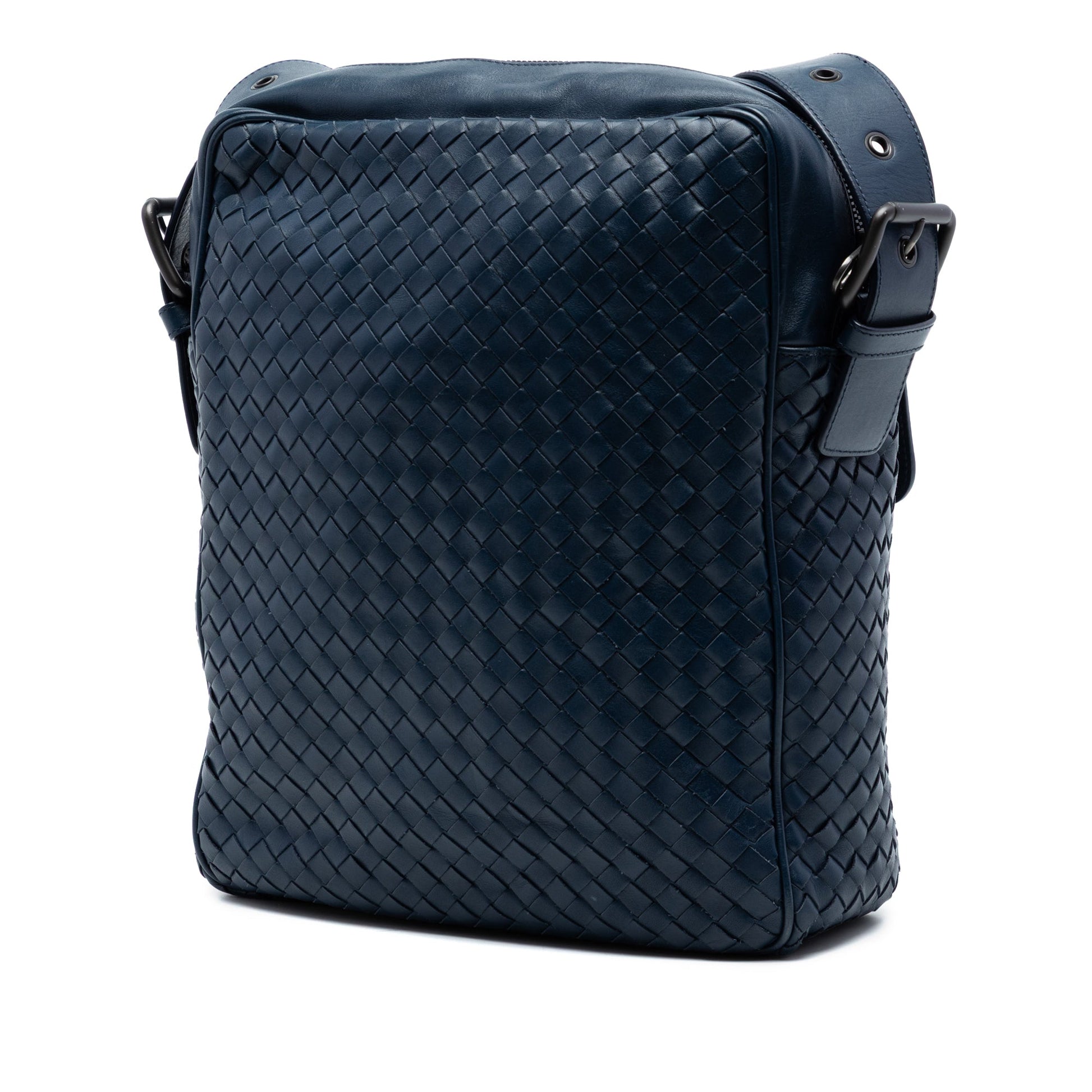 Bottega Veneta Nappa Intrecciato Front Pocket Crossbody