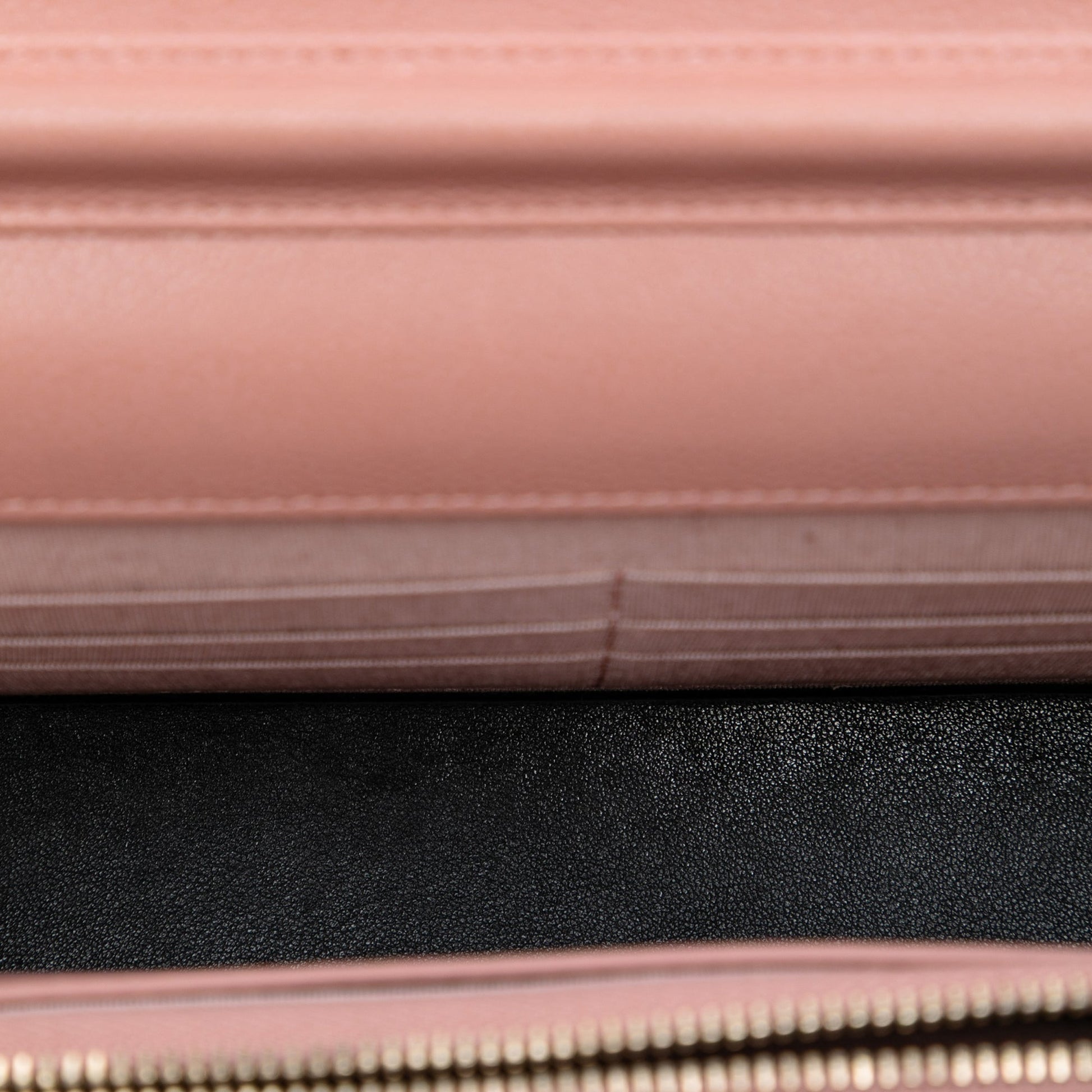 Chanel Quilted Caviar Golden Class Wallet On Chain