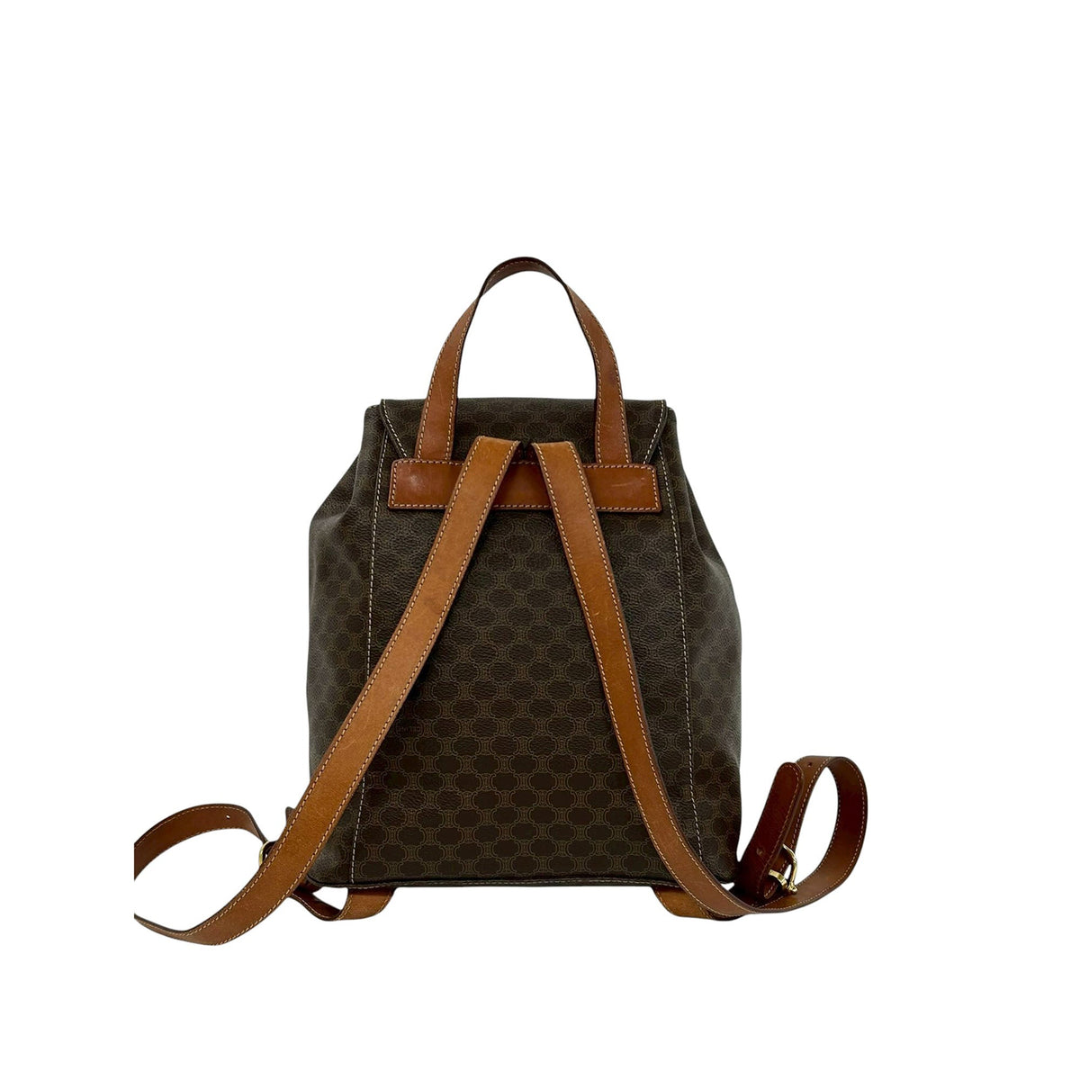 Celine Macadam Coated Canvas Backpack