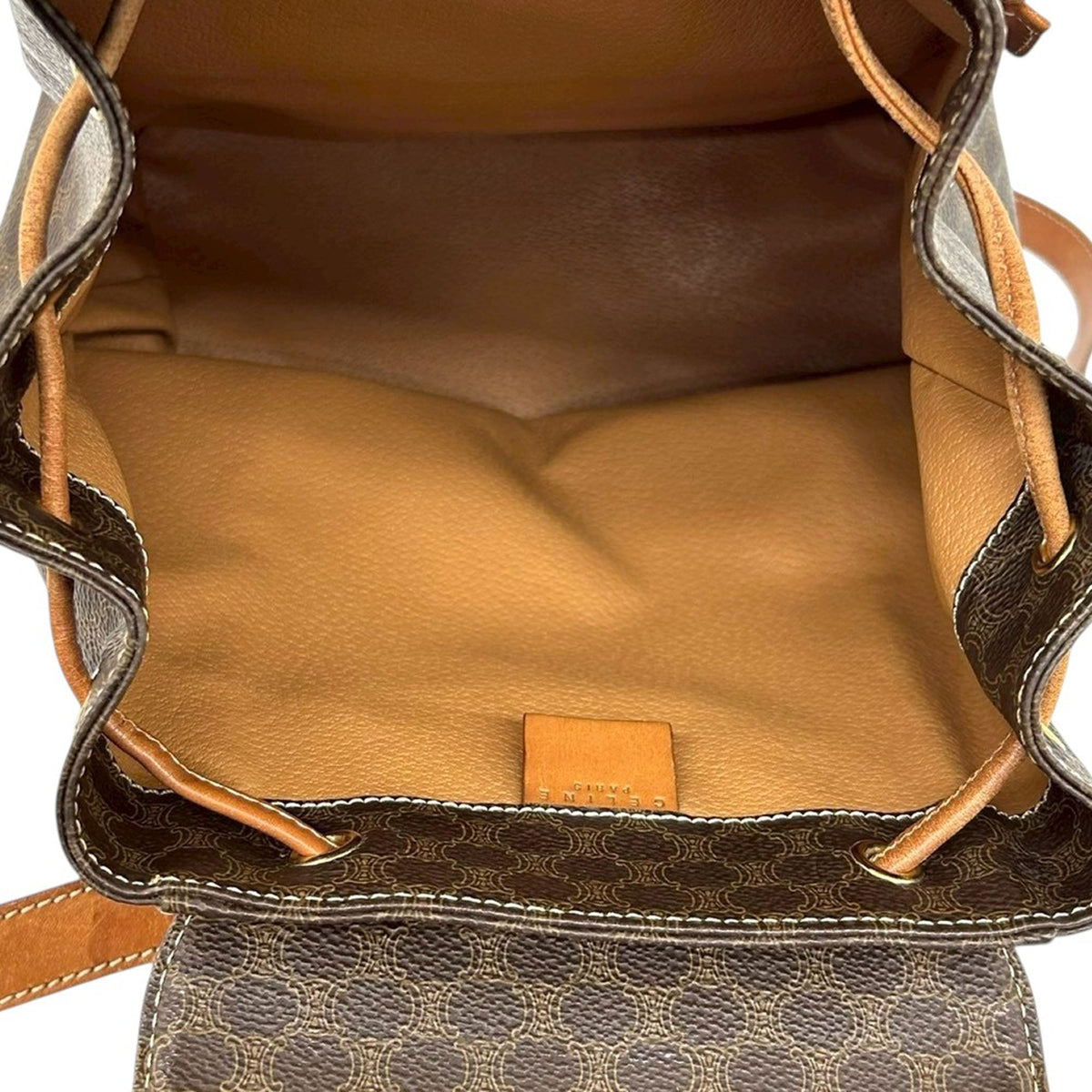 Celine Macadam Coated Canvas Backpack