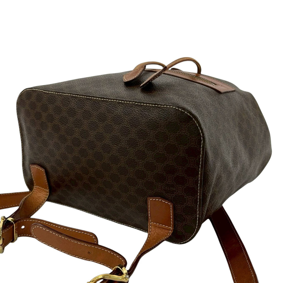 Celine Macadam Coated Canvas Backpack
