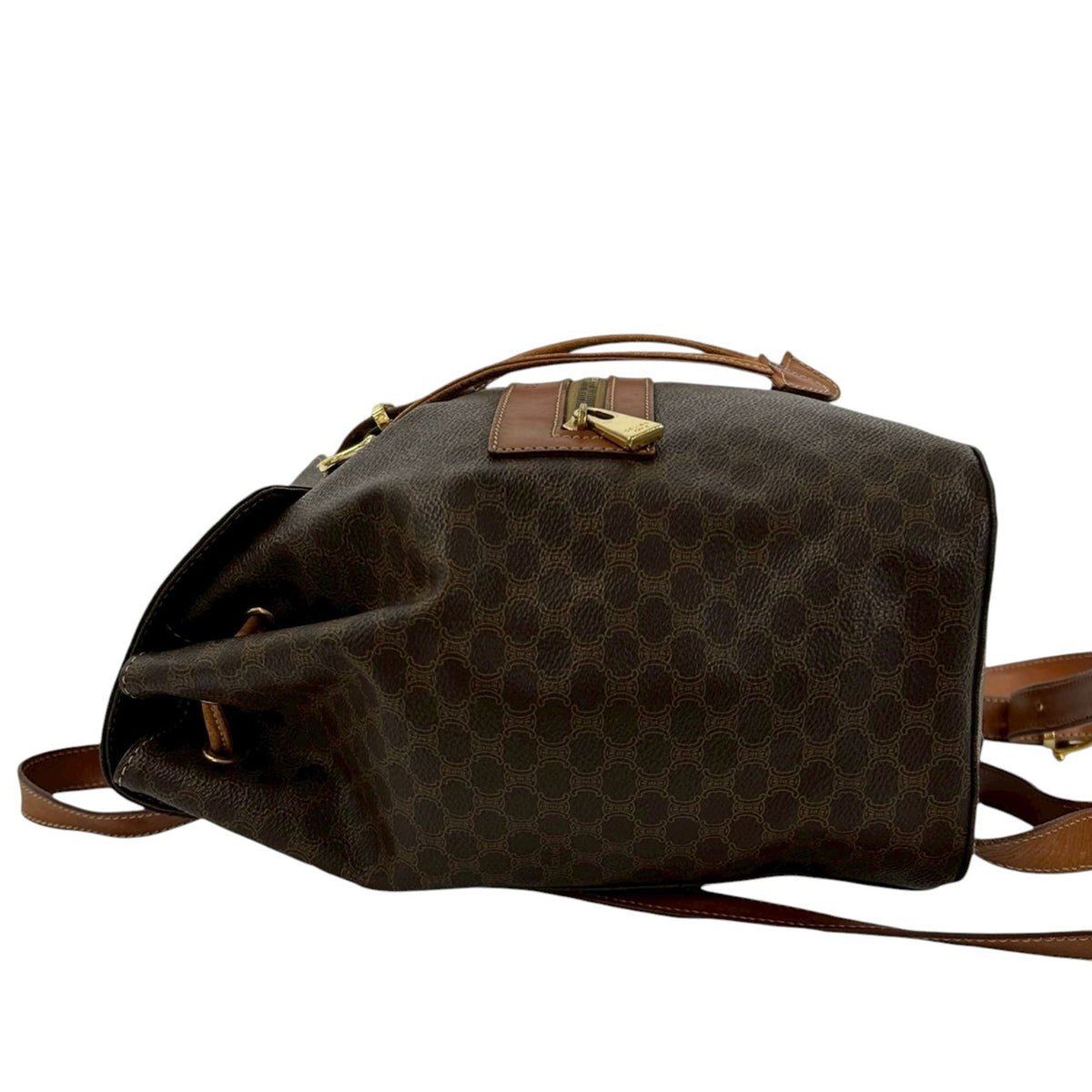 Celine Macadam Coated Canvas Backpack