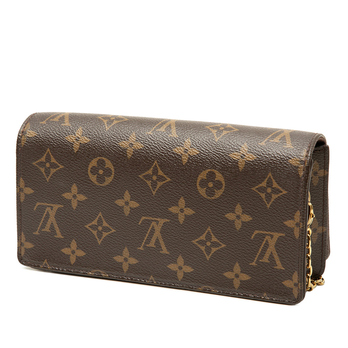 Louis Vuitton Monogram Lily Wallet On Chain — Brown