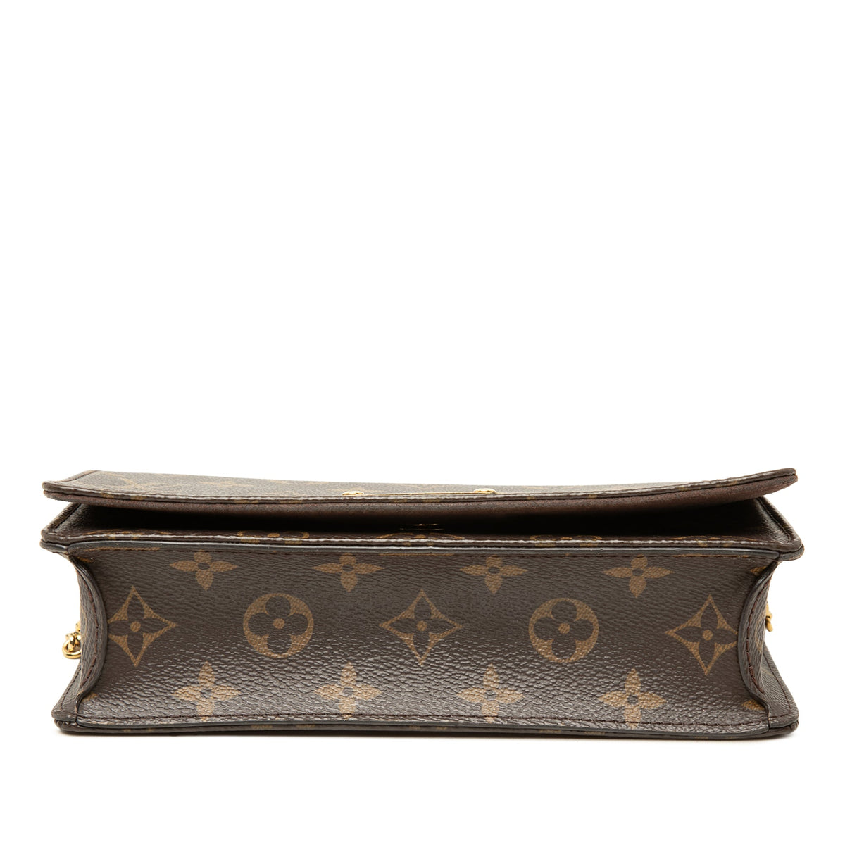 Louis Vuitton Monogram Lily Wallet On Chain — Brown