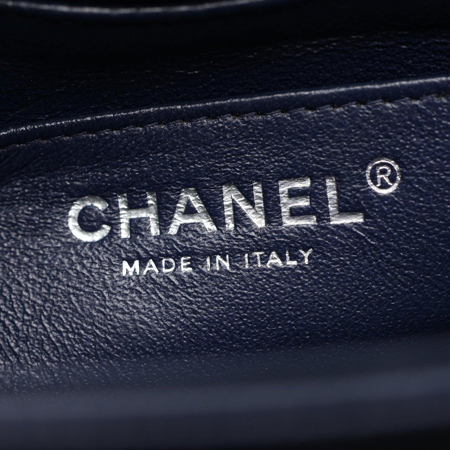 Chanel Mini Square Classic Chevron Caviar Single Flap