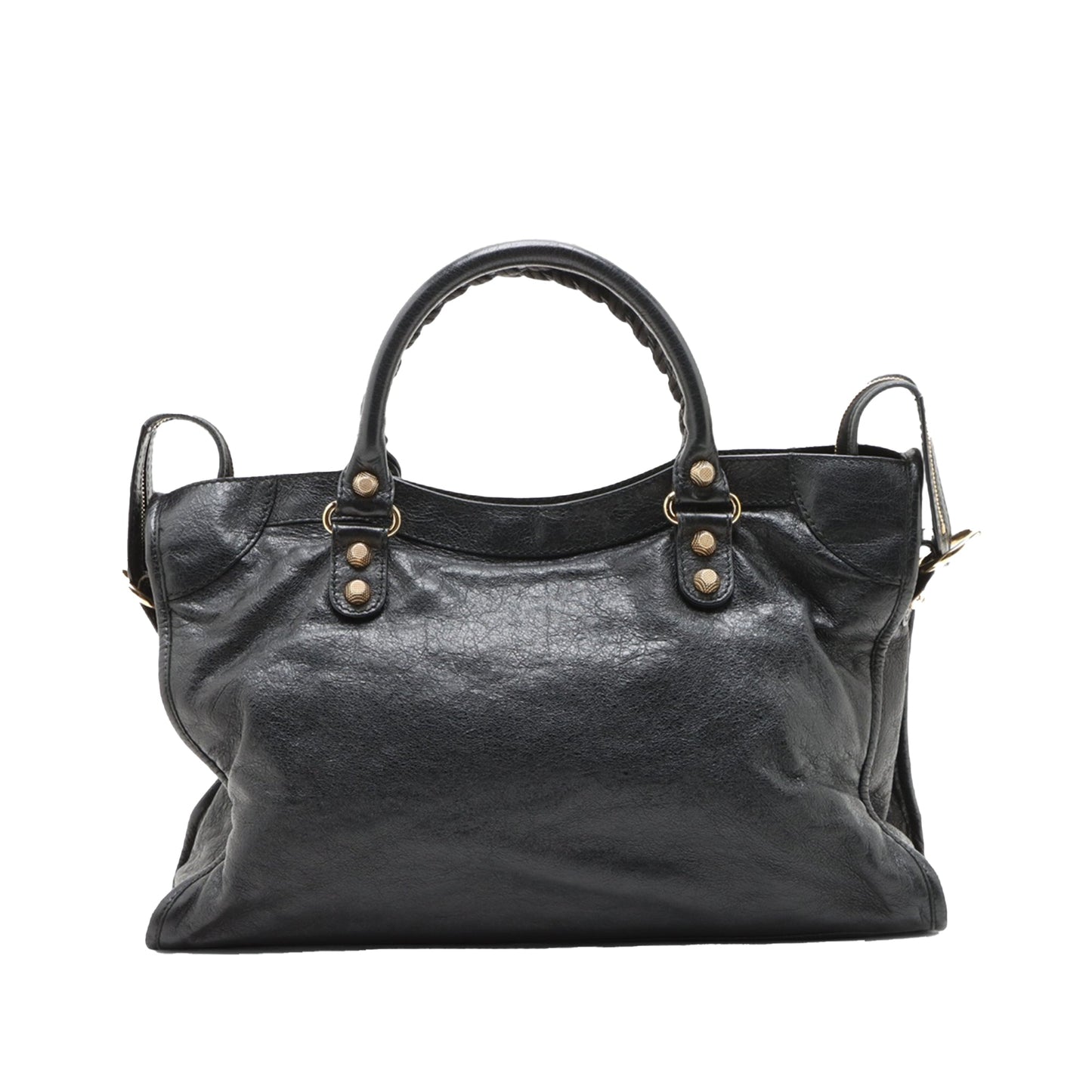 Balenciaga Lambskin Motocross Giant 21 Classic City Satchel