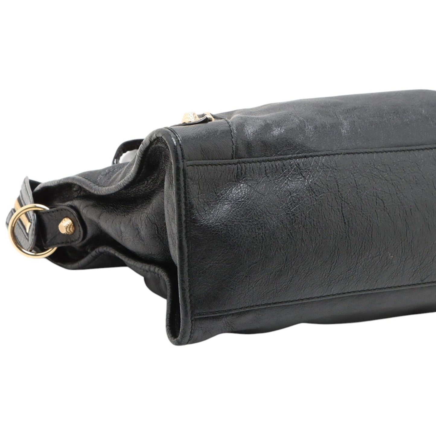 Balenciaga Lambskin Motocross Giant 21 Classic City Satchel