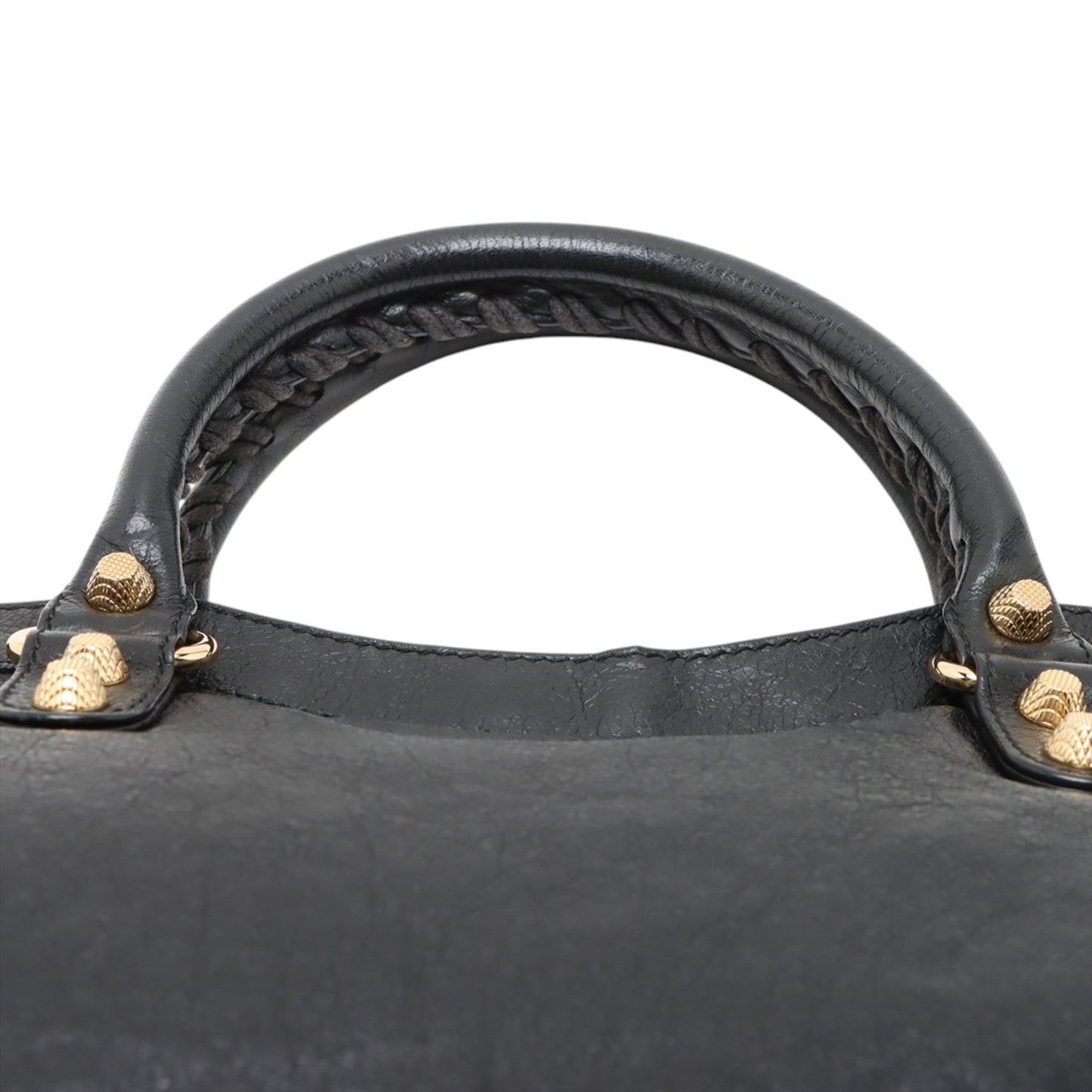 Balenciaga Lambskin Motocross Giant 21 Classic City Satchel