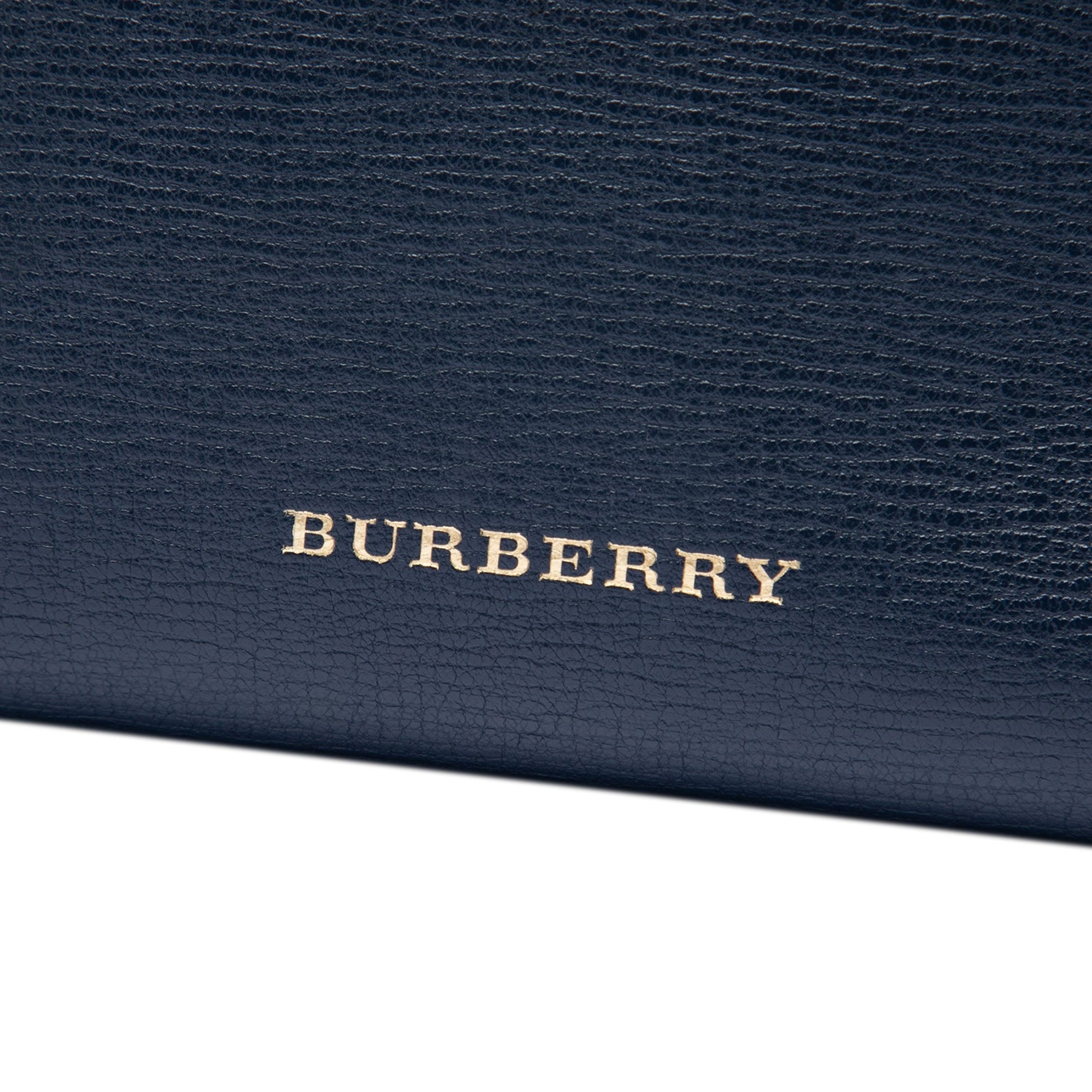 Burberry Medium Leather and House Check Banner Satchel