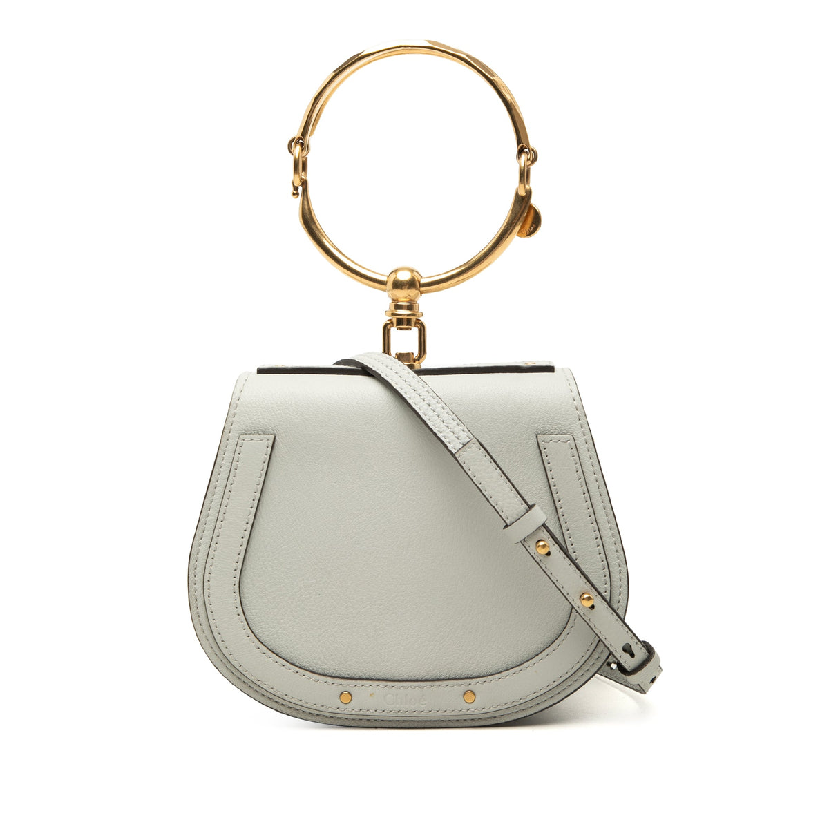 Chloé Small Leather Nile Bracelet Satchel