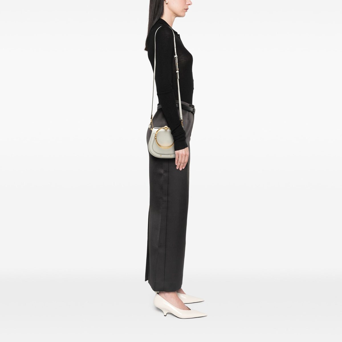 Chloé Small Leather Nile Bracelet Satchel