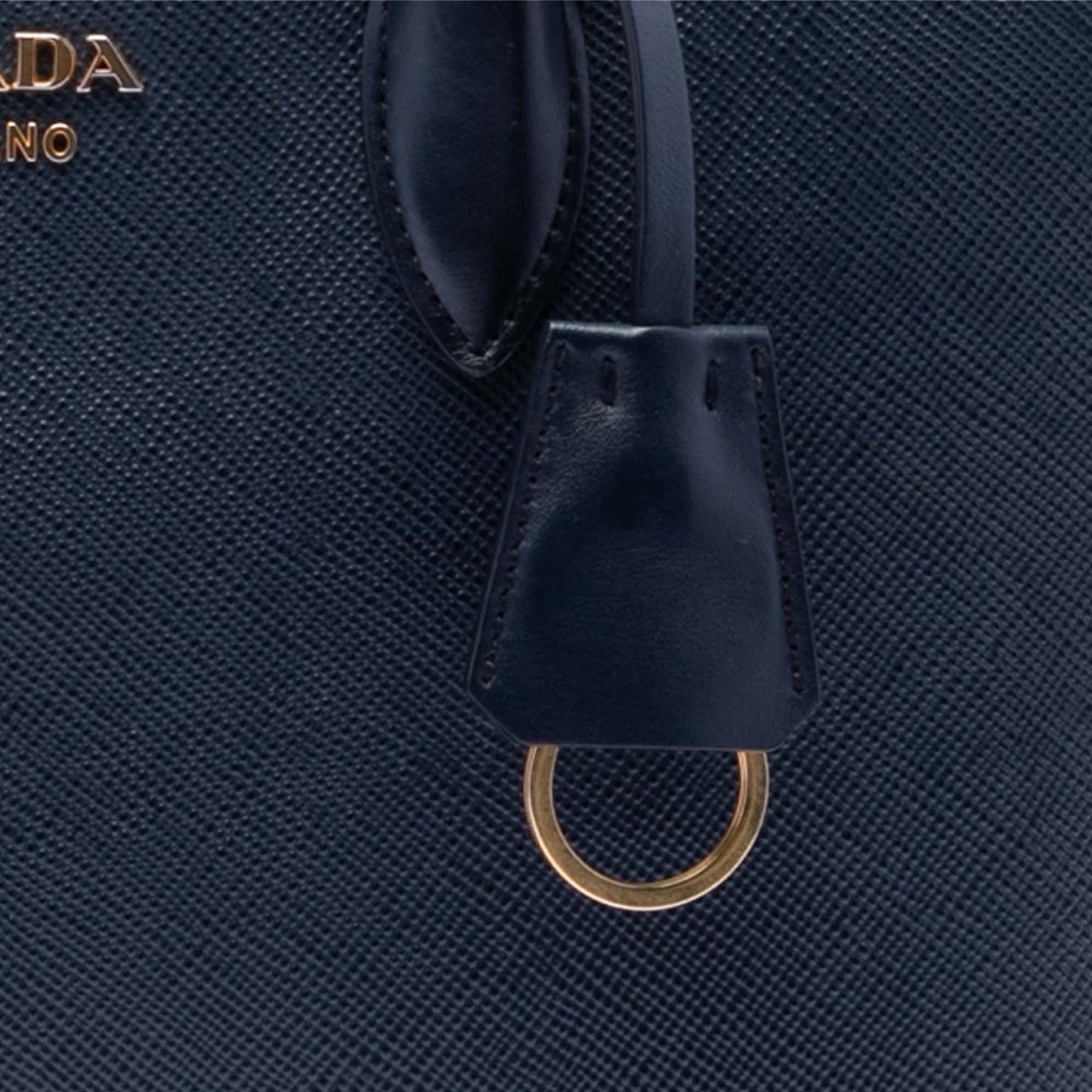 Prada Medium Saffiano Bibliotheque Satchel