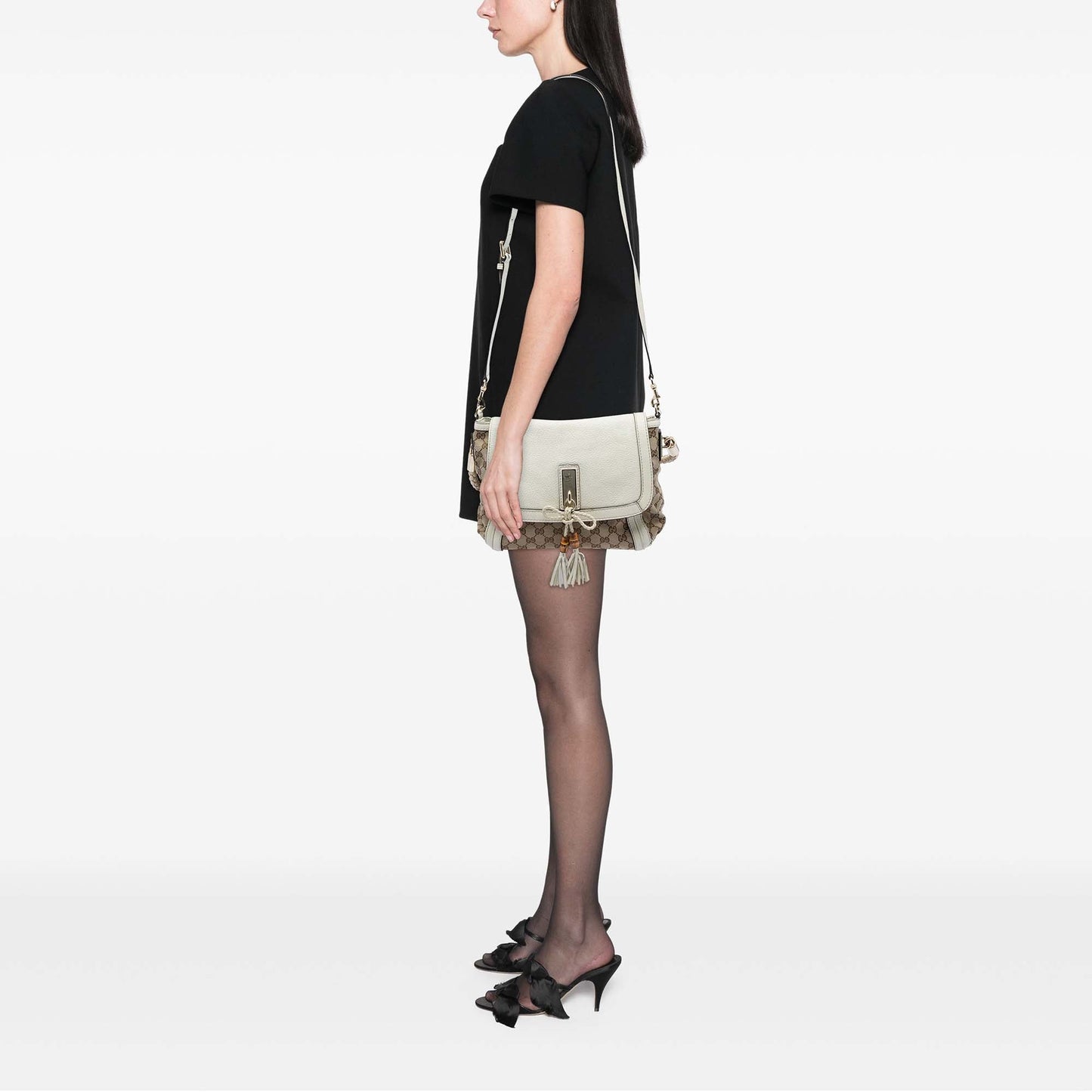 Gucci GG Canvas Bella Flap Satchel