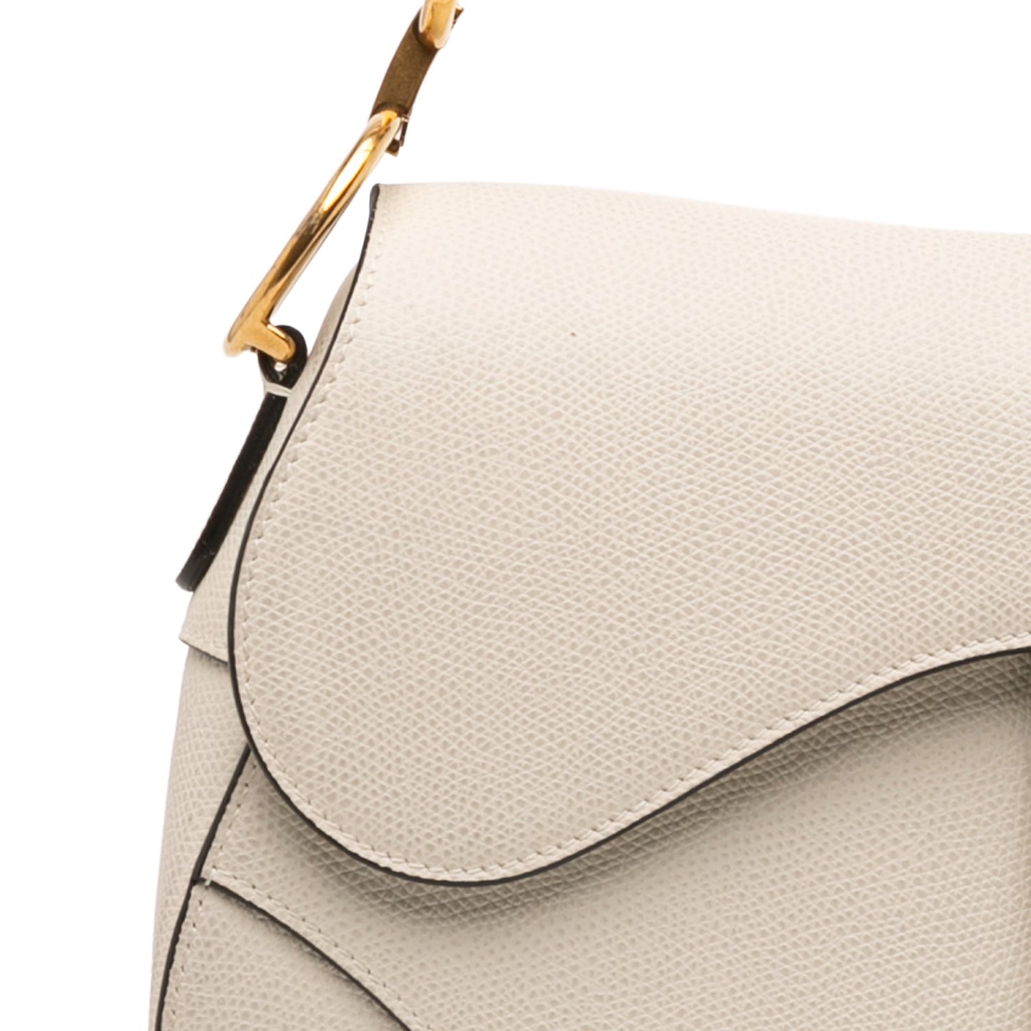 Dior Grained Calfskin Saddle Bag