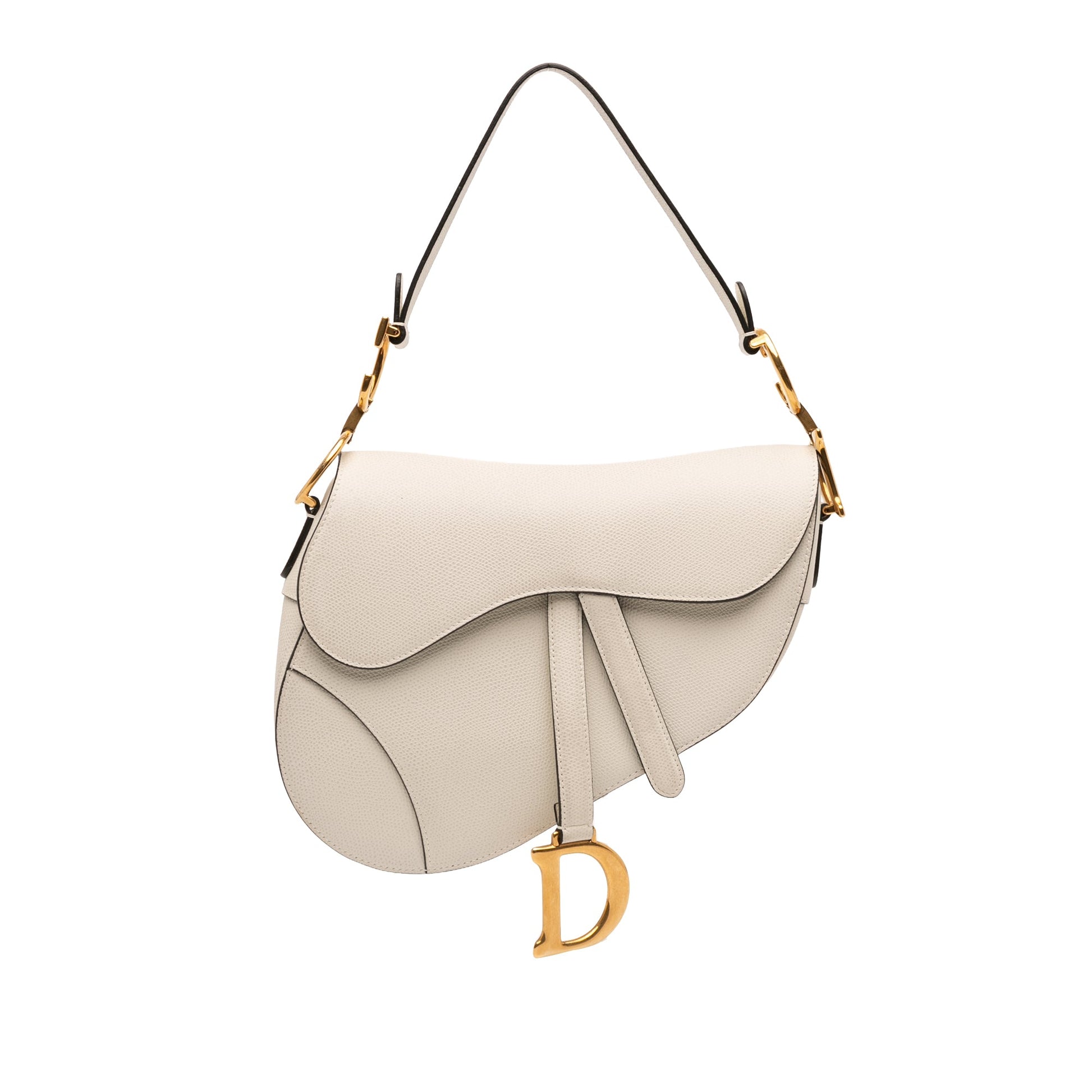 Dior Grained Calfskin Saddle Bag