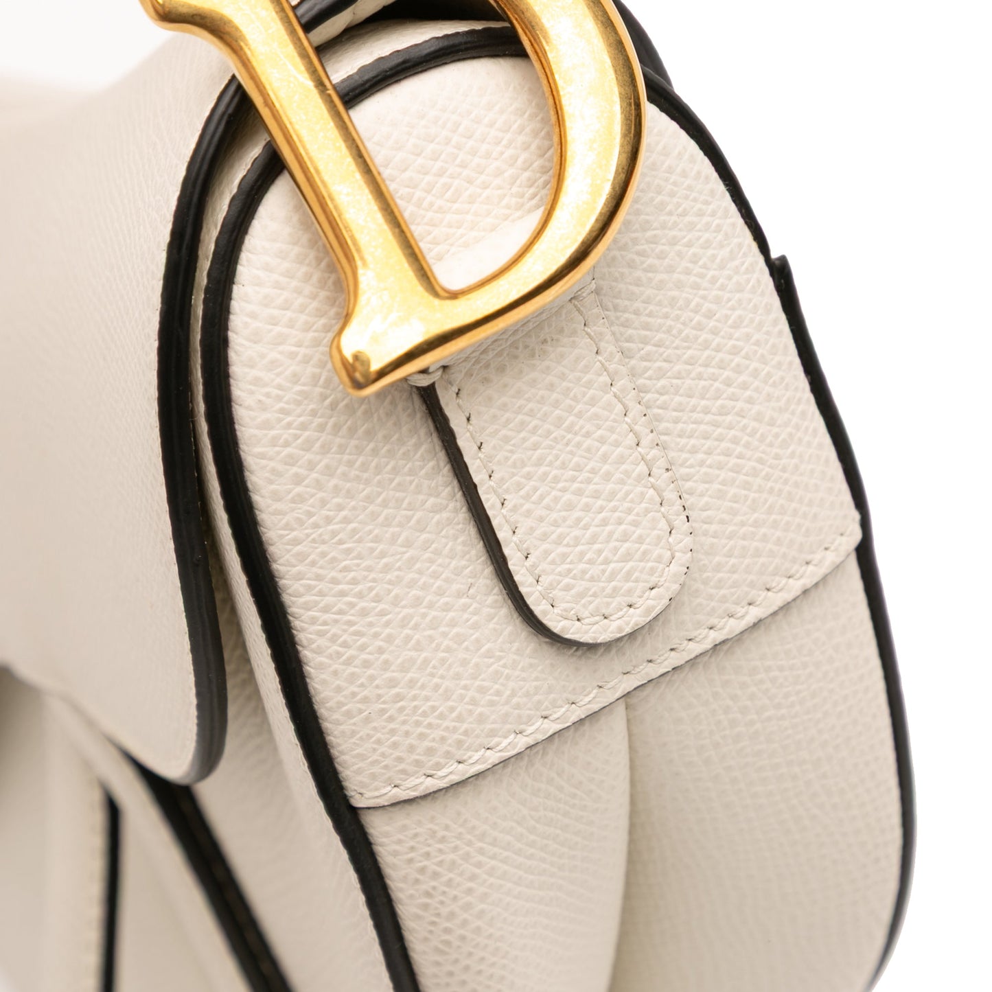 Dior Grained Calfskin Saddle Bag