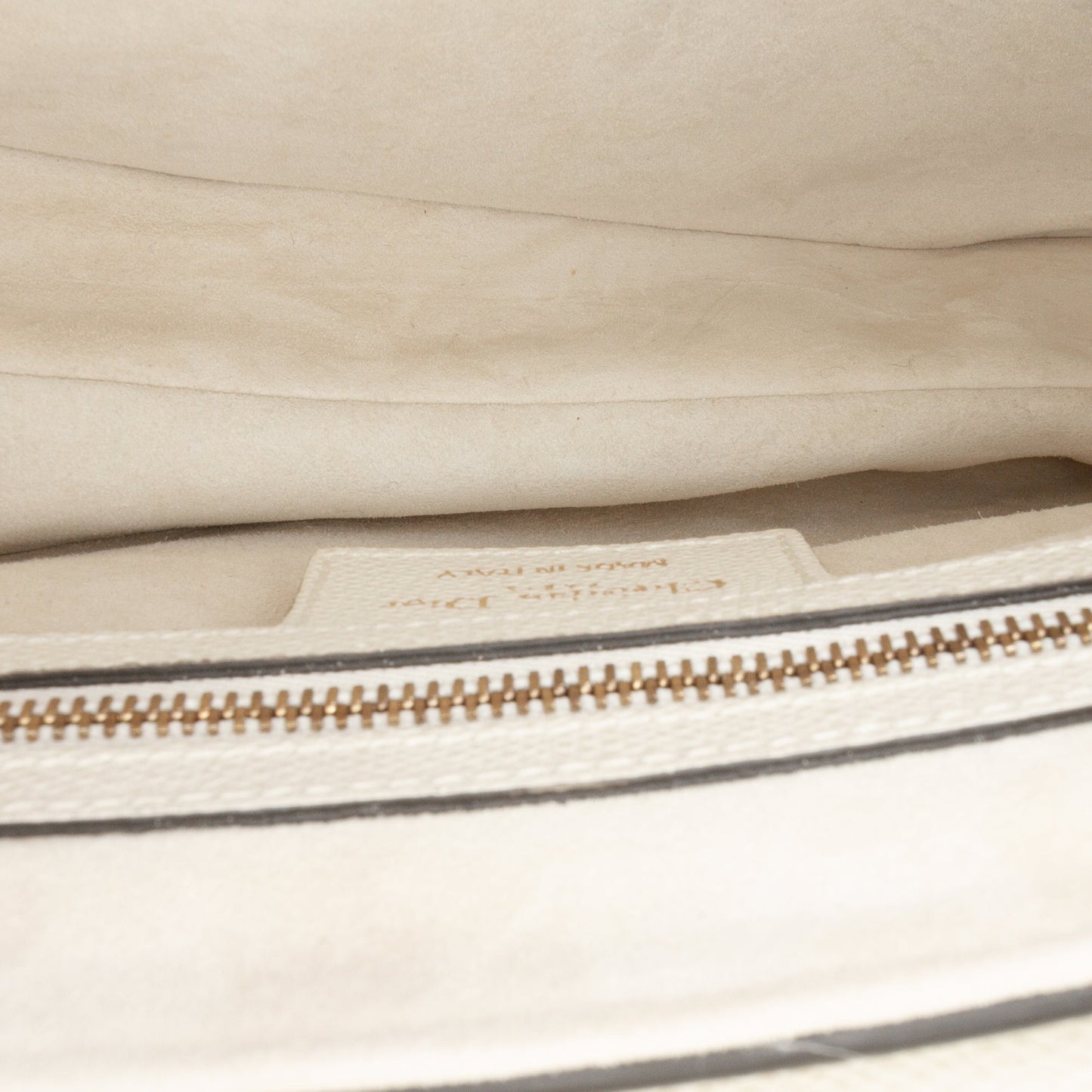 Dior Grained Calfskin Saddle Bag