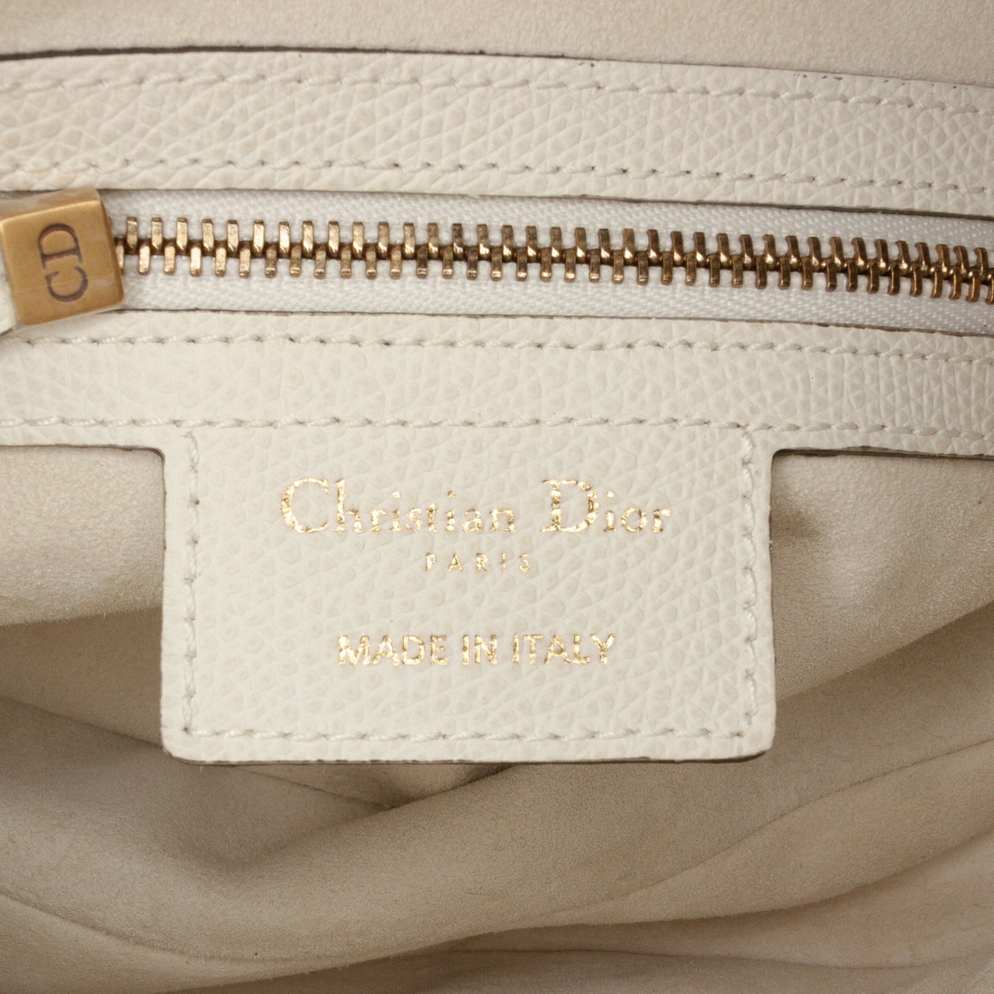 Dior Grained Calfskin Saddle Bag