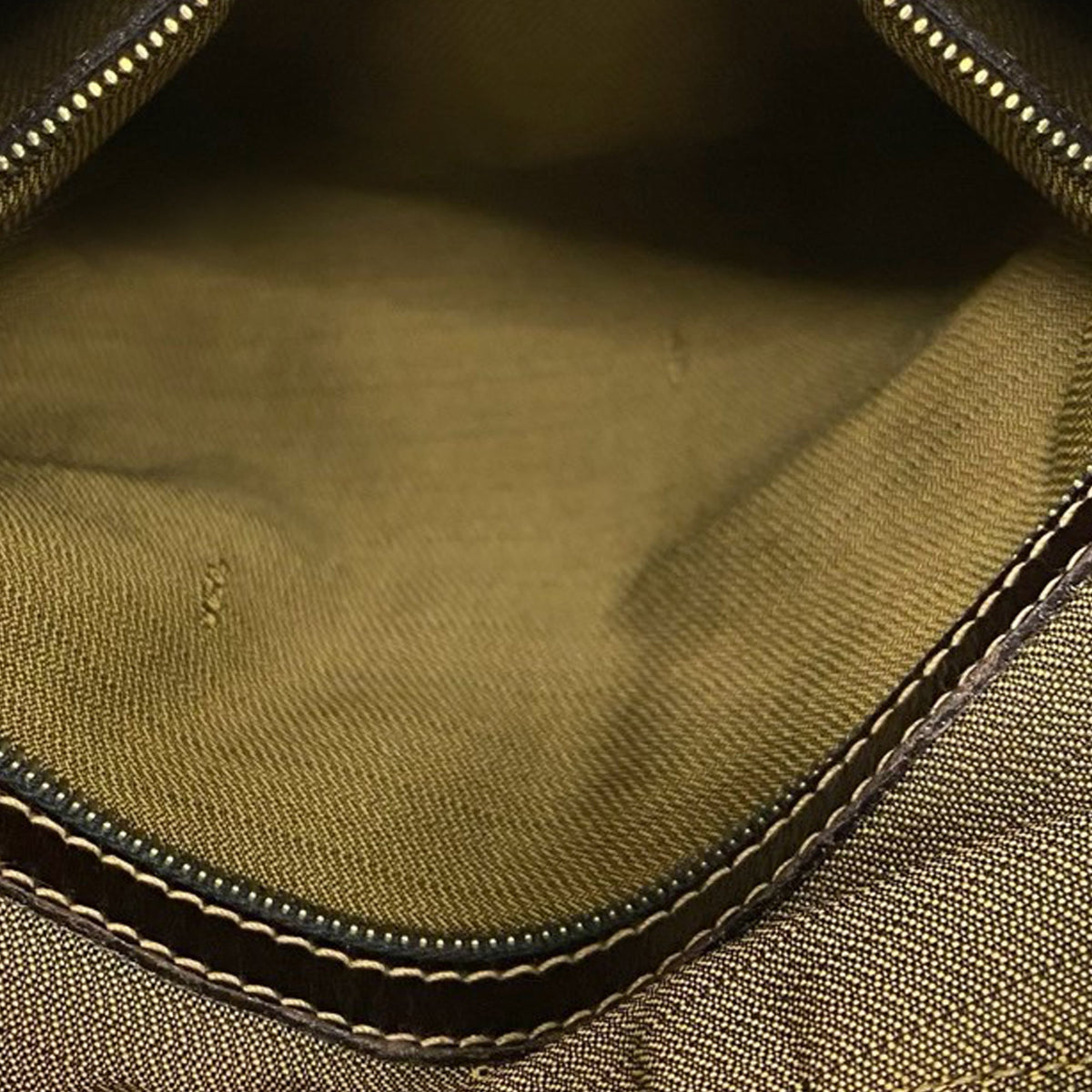 Fendi Zucca Canvas Shoulder Bag