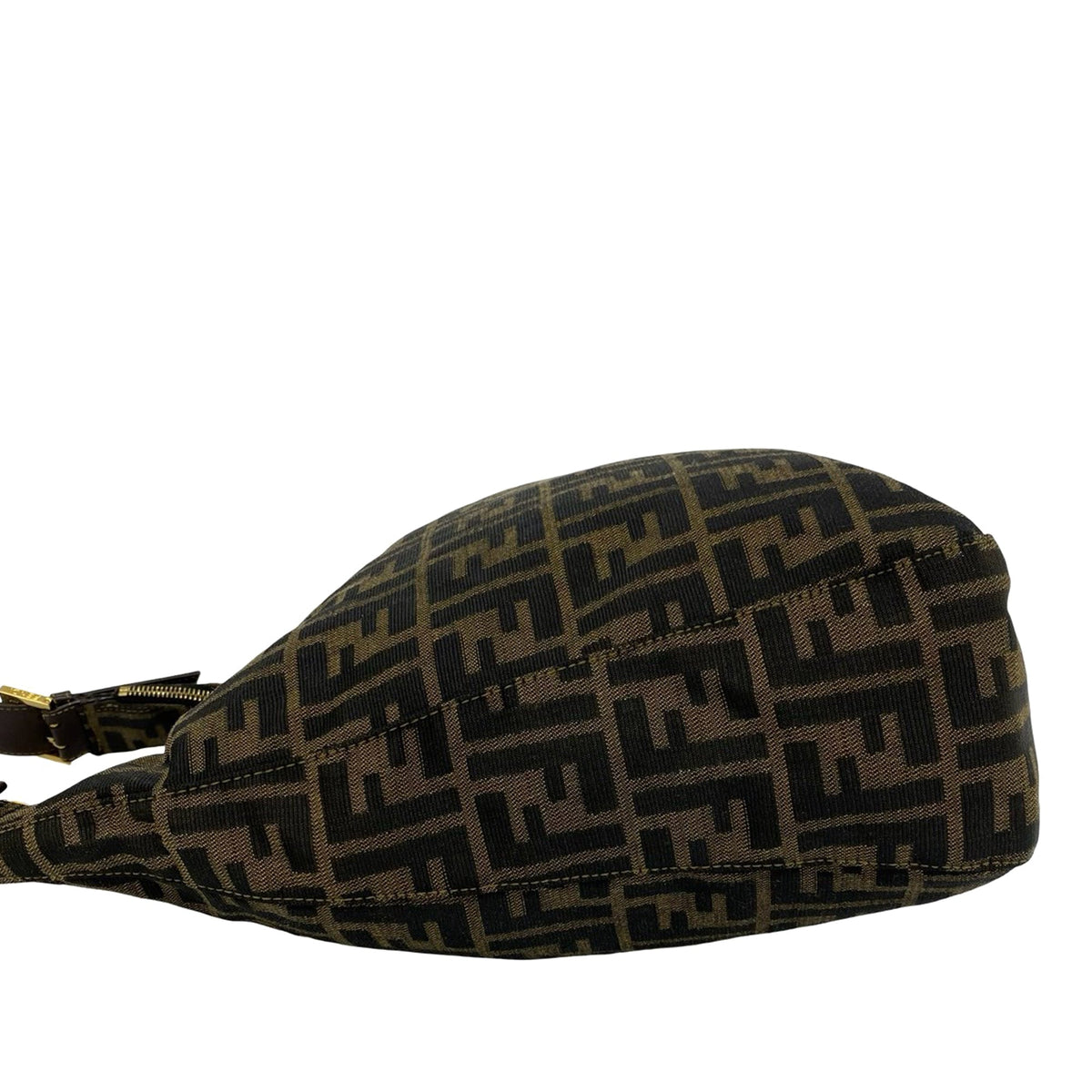 Fendi Zucca Canvas Shoulder Bag