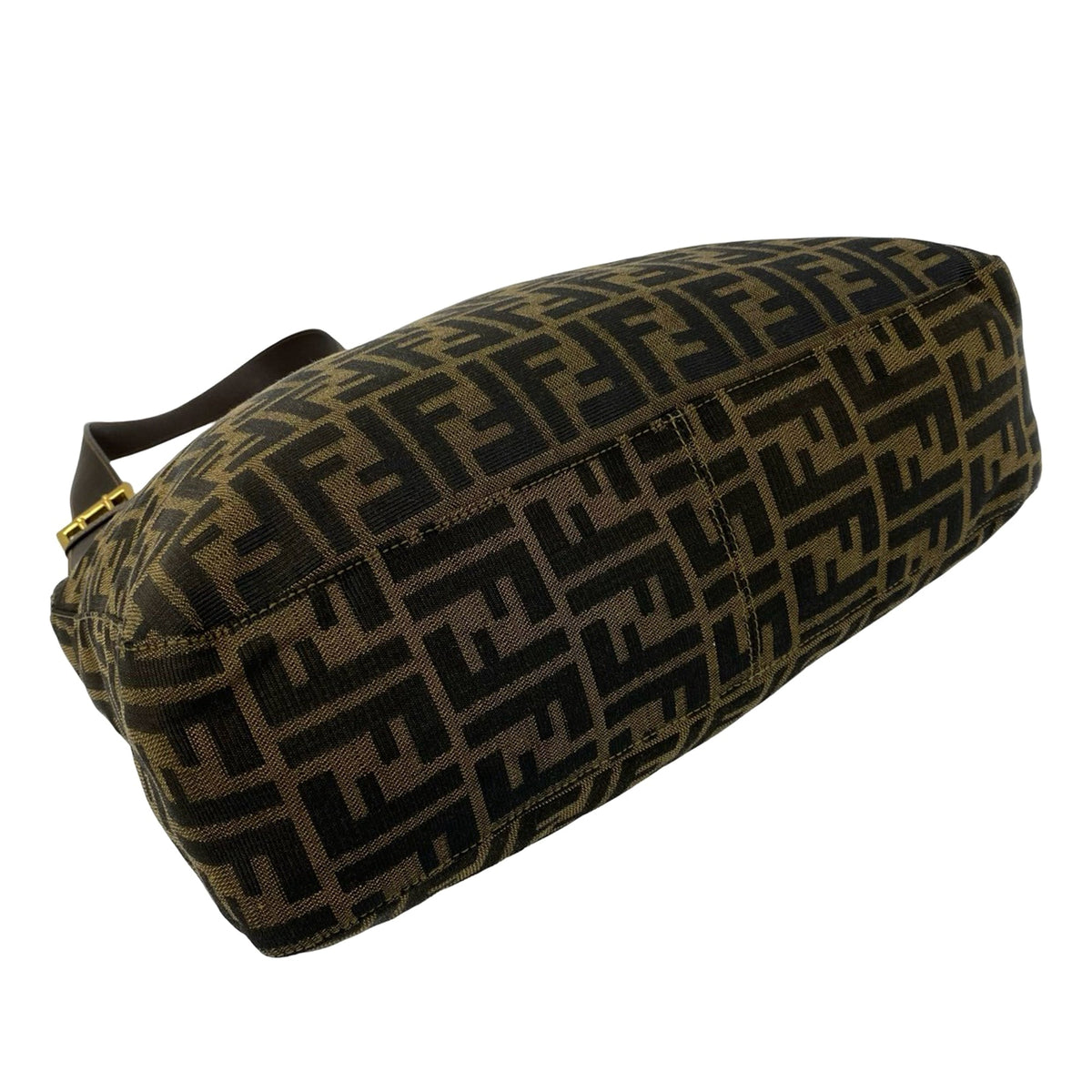 Fendi Zucca Canvas Shoulder Bag