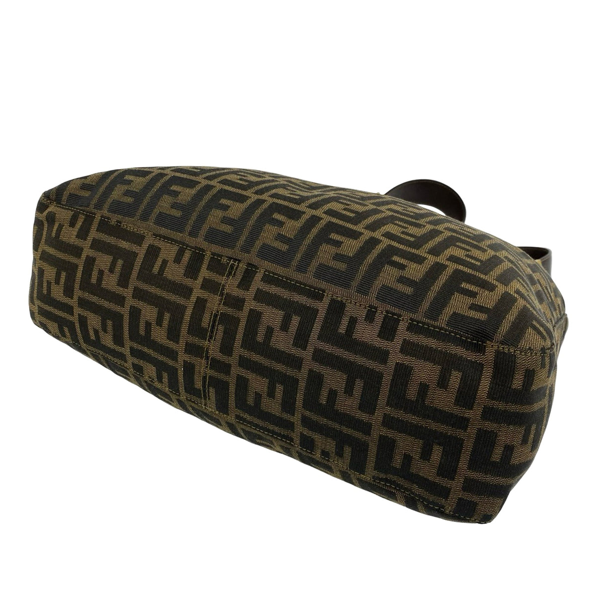 Fendi Zucca Canvas Shoulder Bag