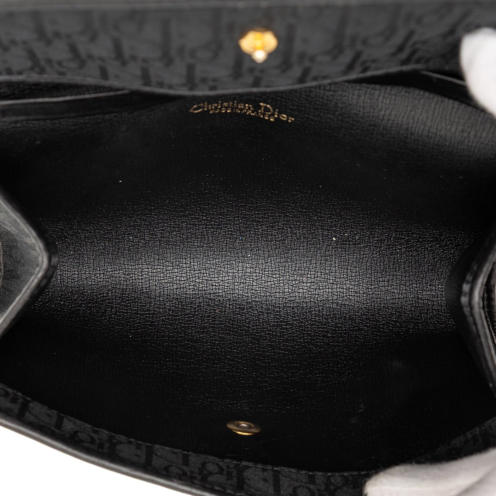 Dior Diorissimo Trotter Canvas Chain Shoulder Bag