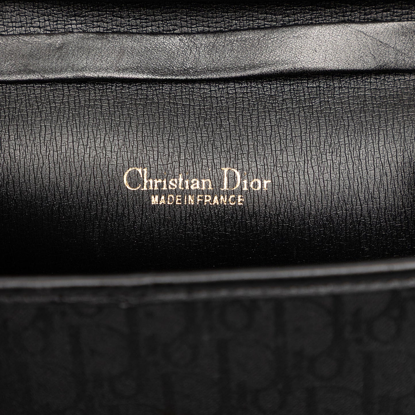 Dior Diorissimo Trotter Canvas Chain Shoulder Bag