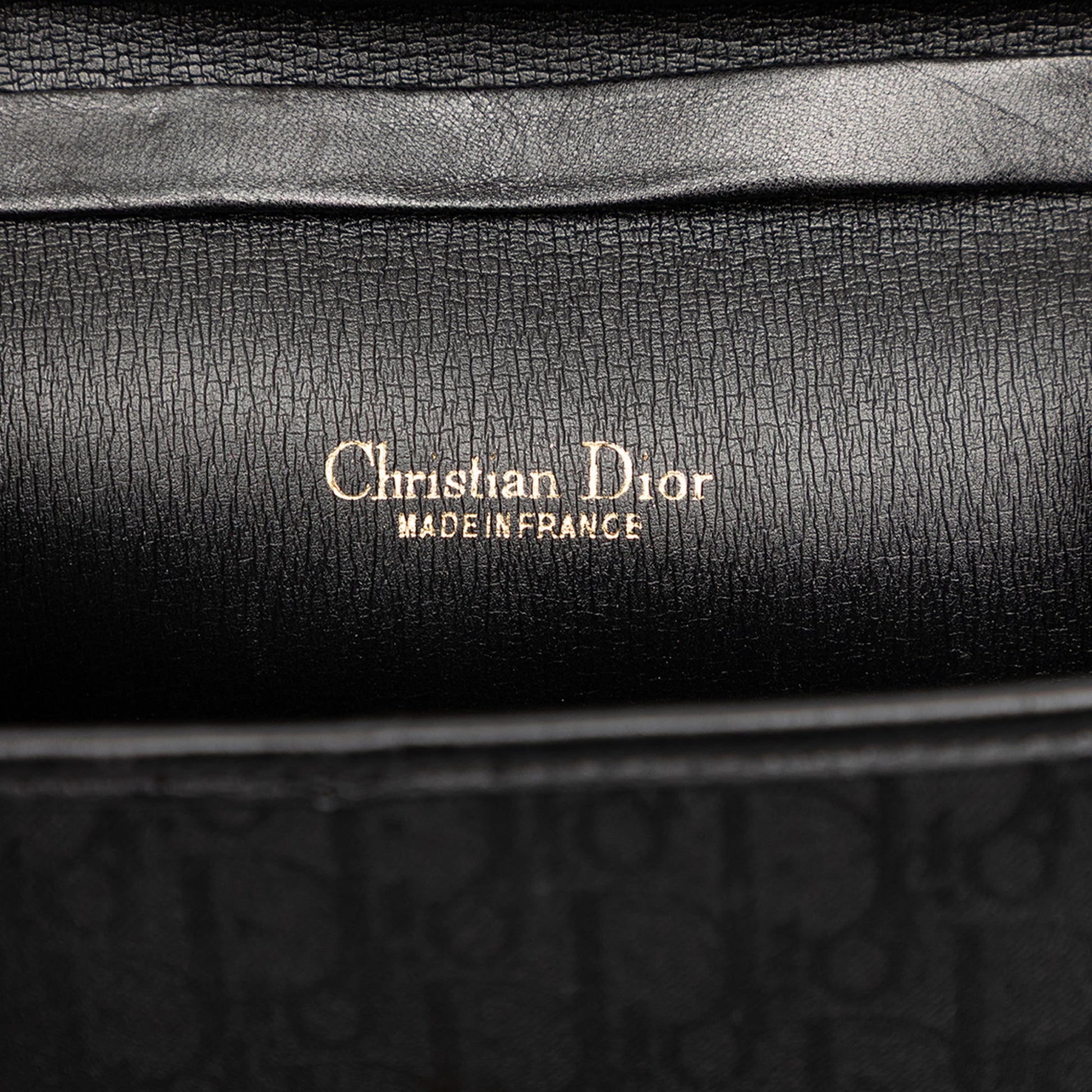 Dior Diorissimo Trotter Canvas Chain Shoulder Bag