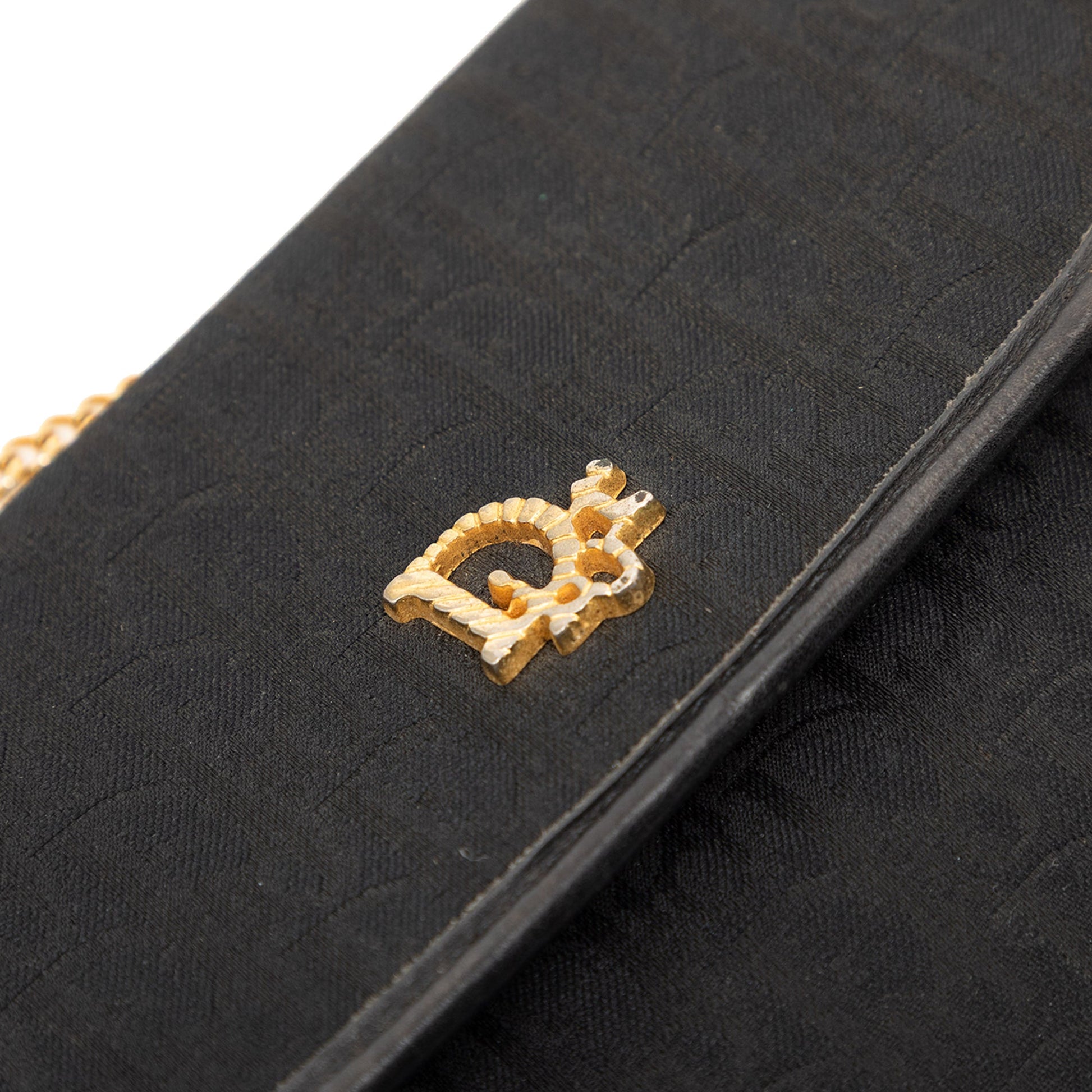 Dior Diorissimo Trotter Canvas Chain Shoulder Bag