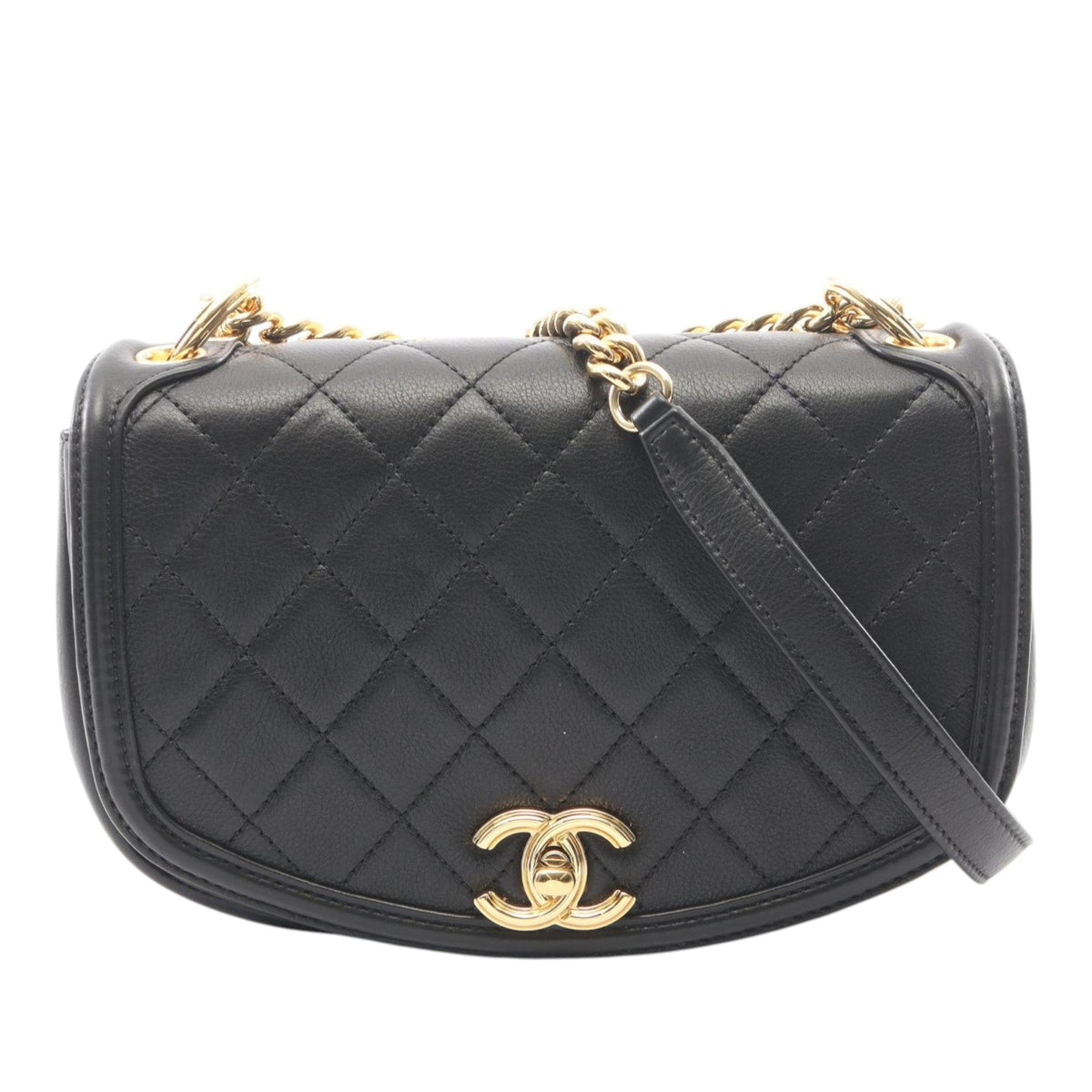 Chanel Small Quilted Calfskin Underline Flap