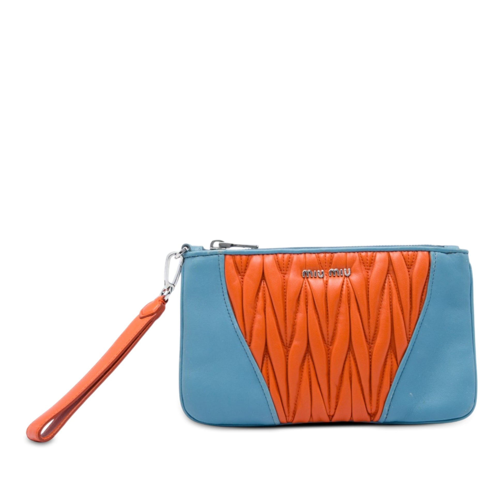 Miu Miu Bicolor Matelasse Nappa Clutch