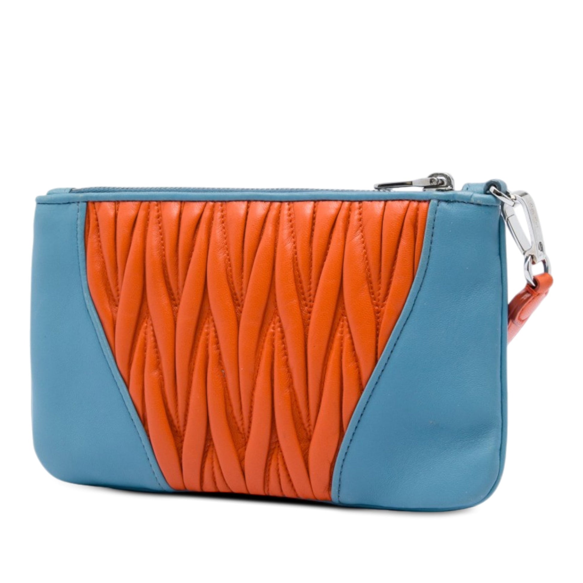 Miu Miu Bicolor Matelasse Nappa Clutch