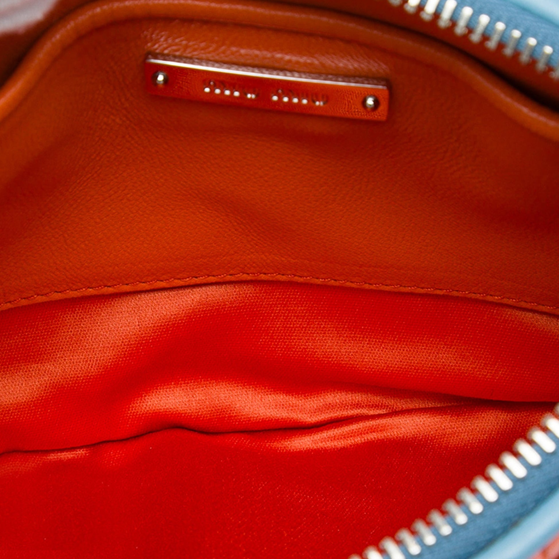 Miu Miu Bicolor Matelasse Nappa Clutch
