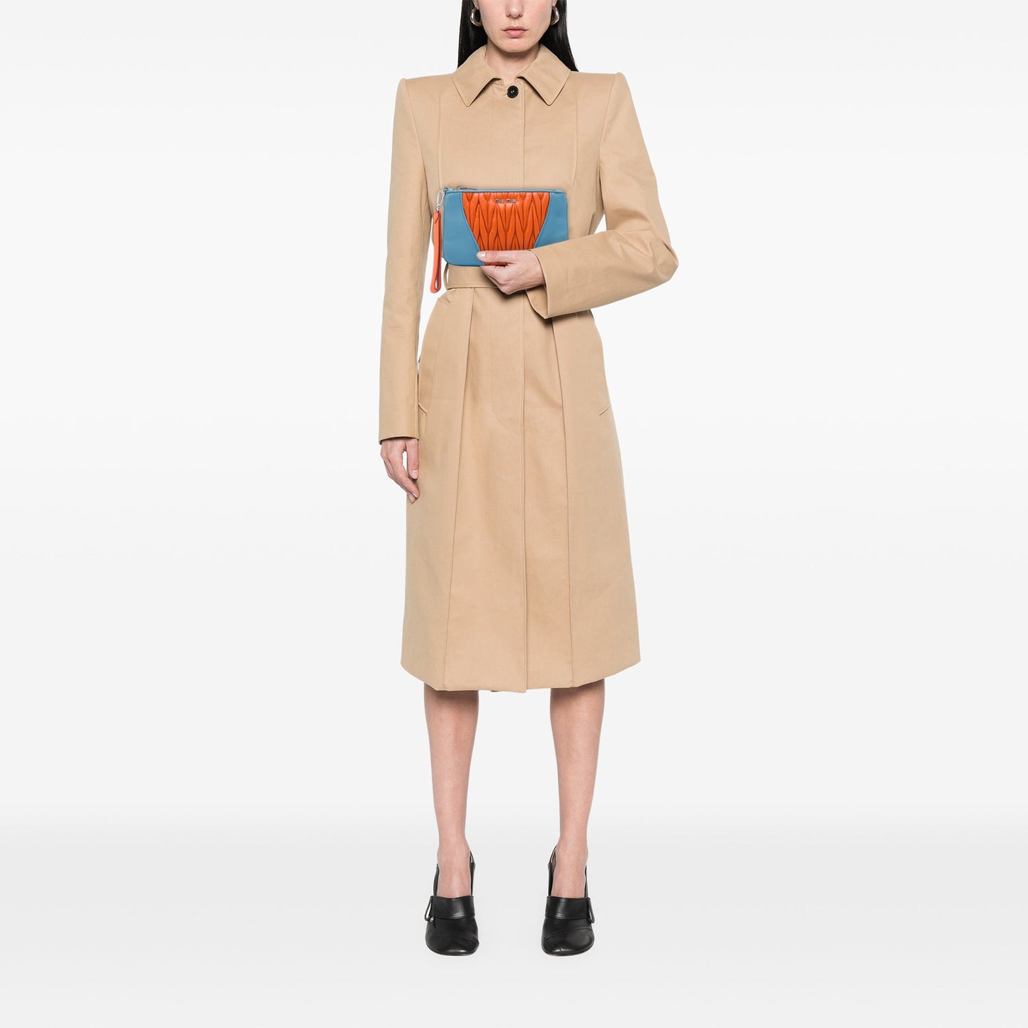 Miu Miu Bicolor Matelasse Nappa Clutch