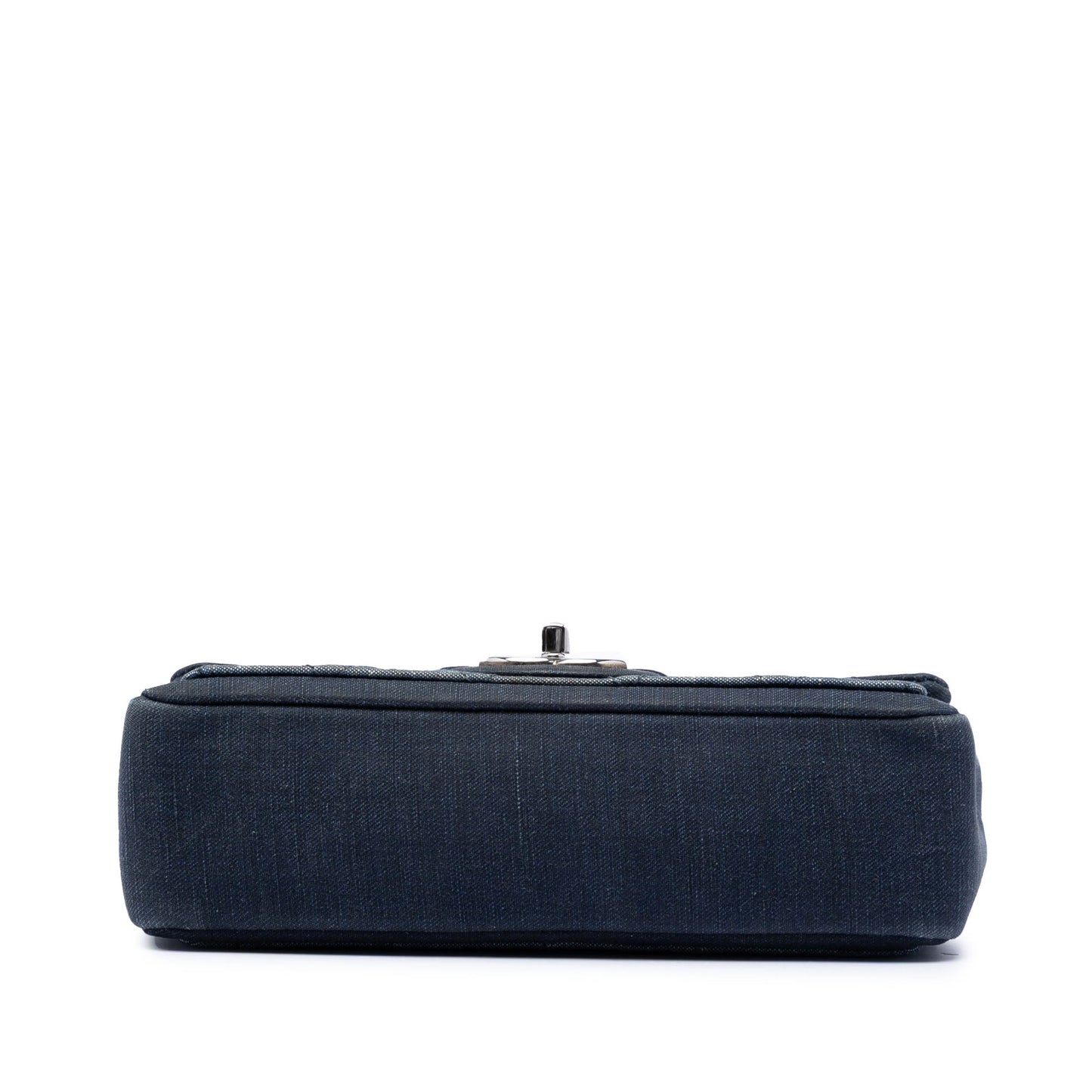 Chanel Small Bicolor Quilted Denim Medallion Flap