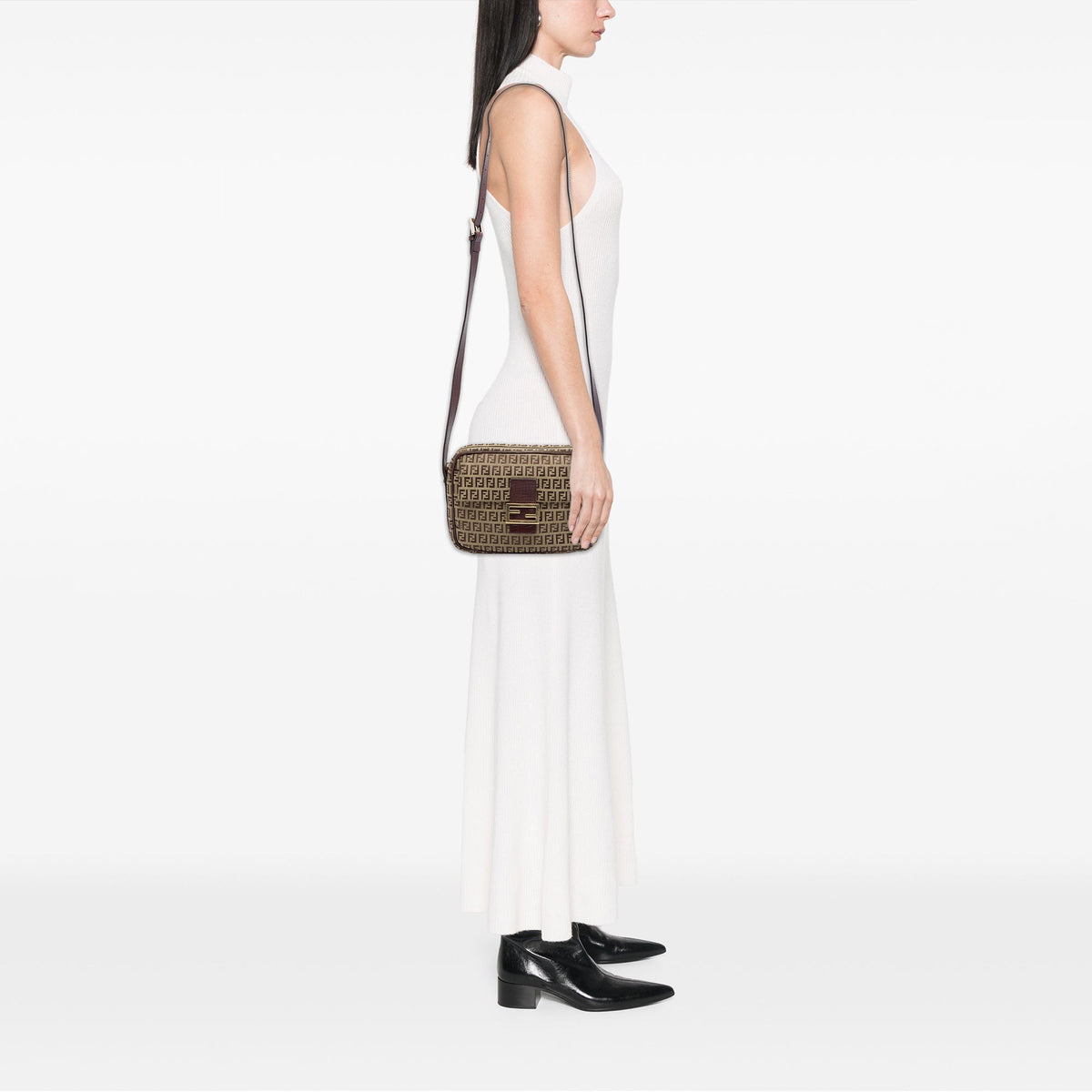 Fendi Zucchino Canvas Crossbody