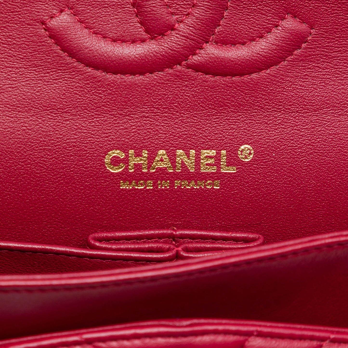Chanel Medium Classic Chevron Lambskin Double Flap
